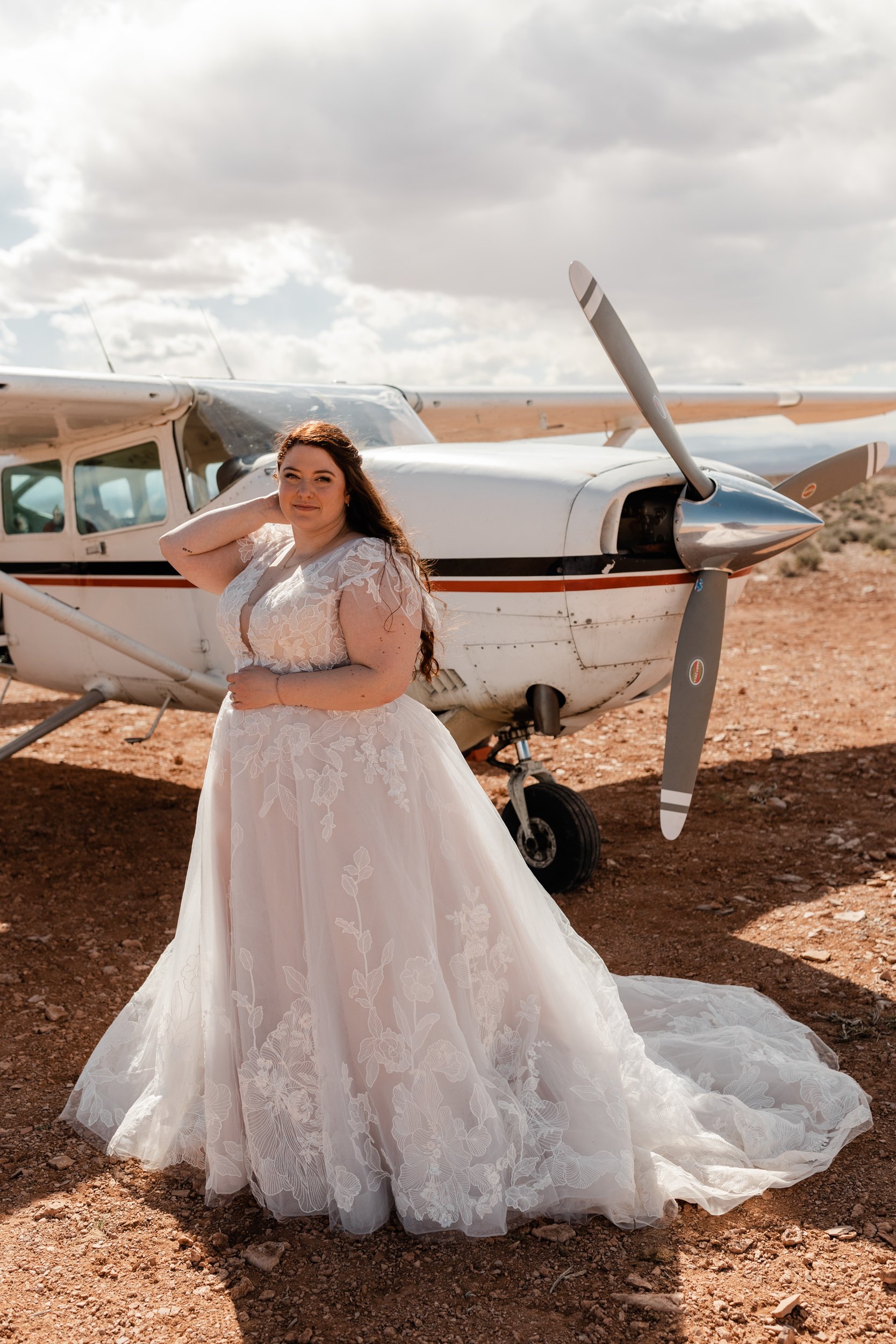 Moab, Utah Backcountry Airplane Elopement | The Hearnes Adventure Photography