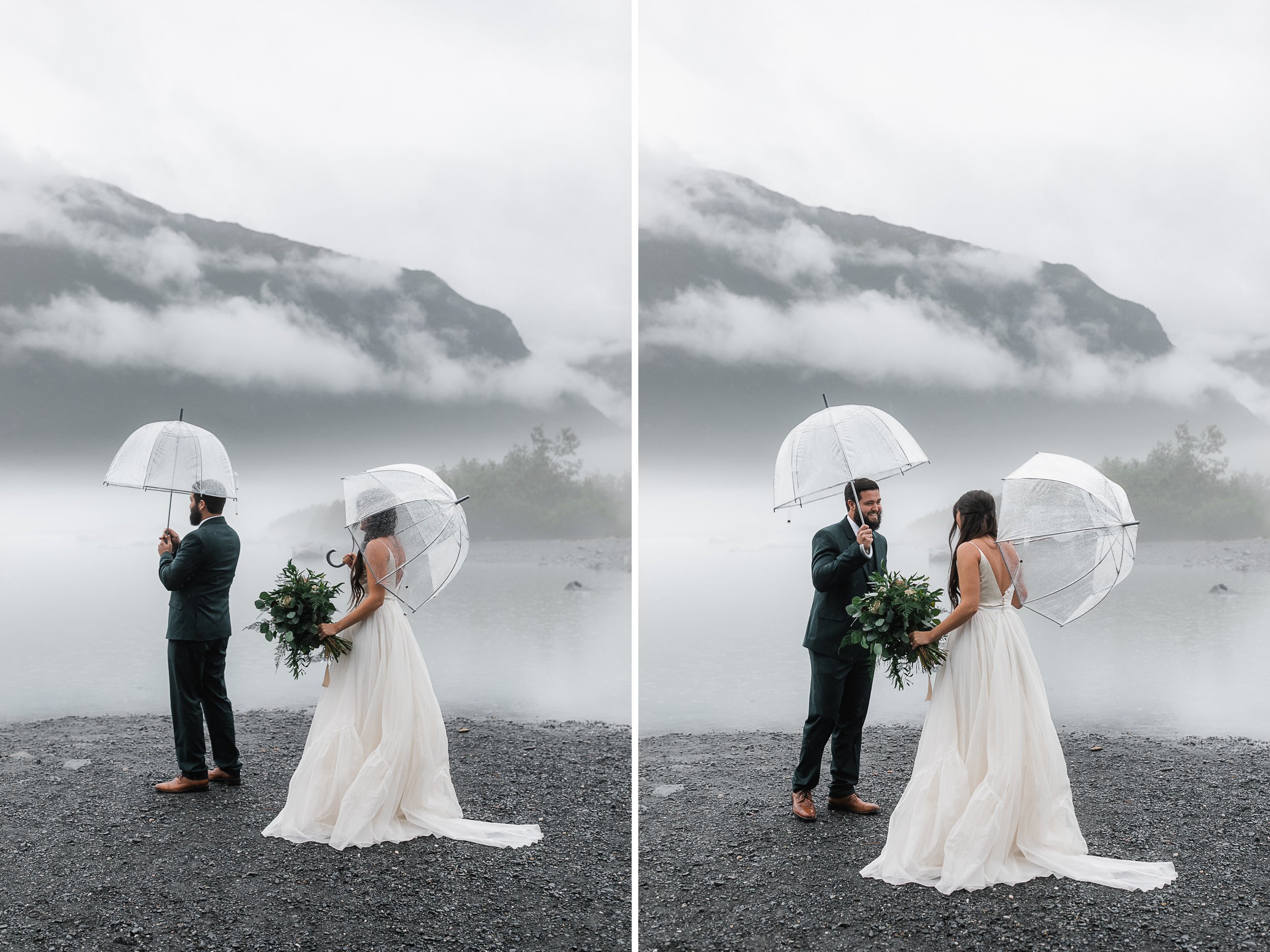 Rainy Elopement Day in Valdez, Alaska | The Hearnes Adventure Photography