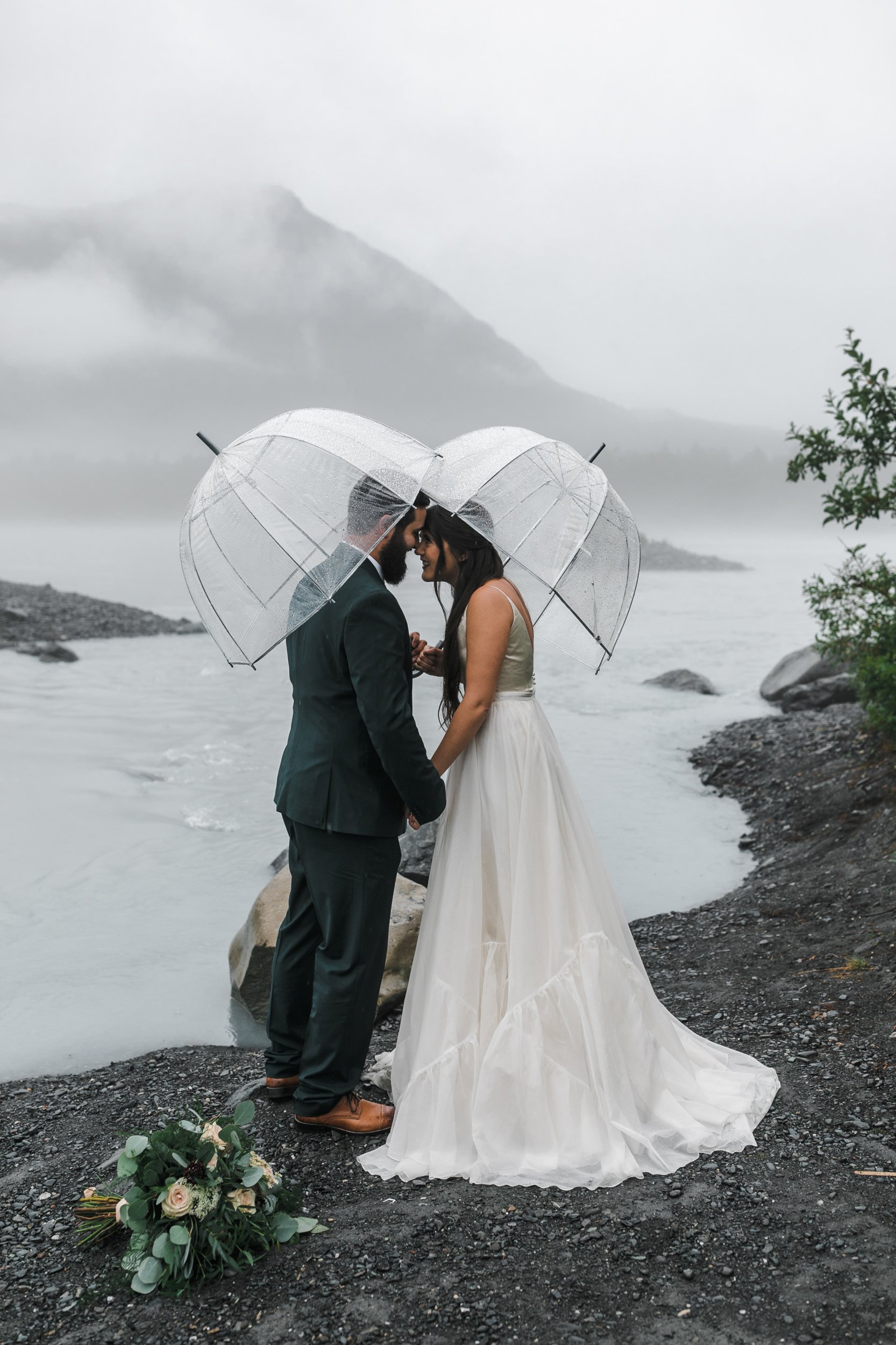Rainy Elopement Day in Valdez, Alaska | The Hearnes Adventure Photography