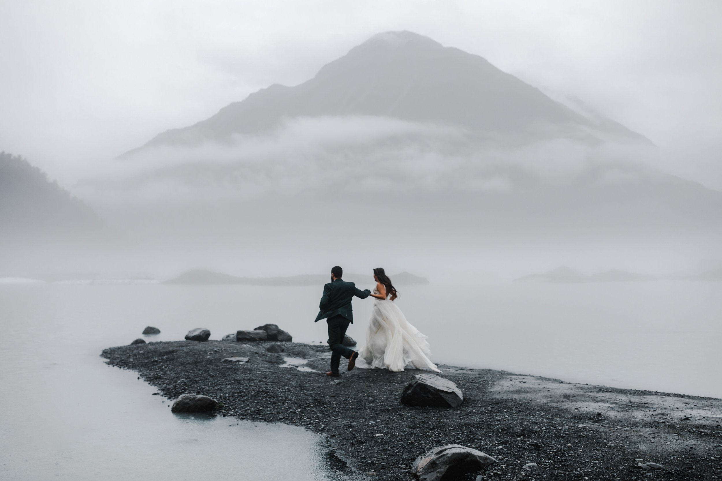 Rainy Elopement Day in Valdez, Alaska | The Hearnes Adventure Photography