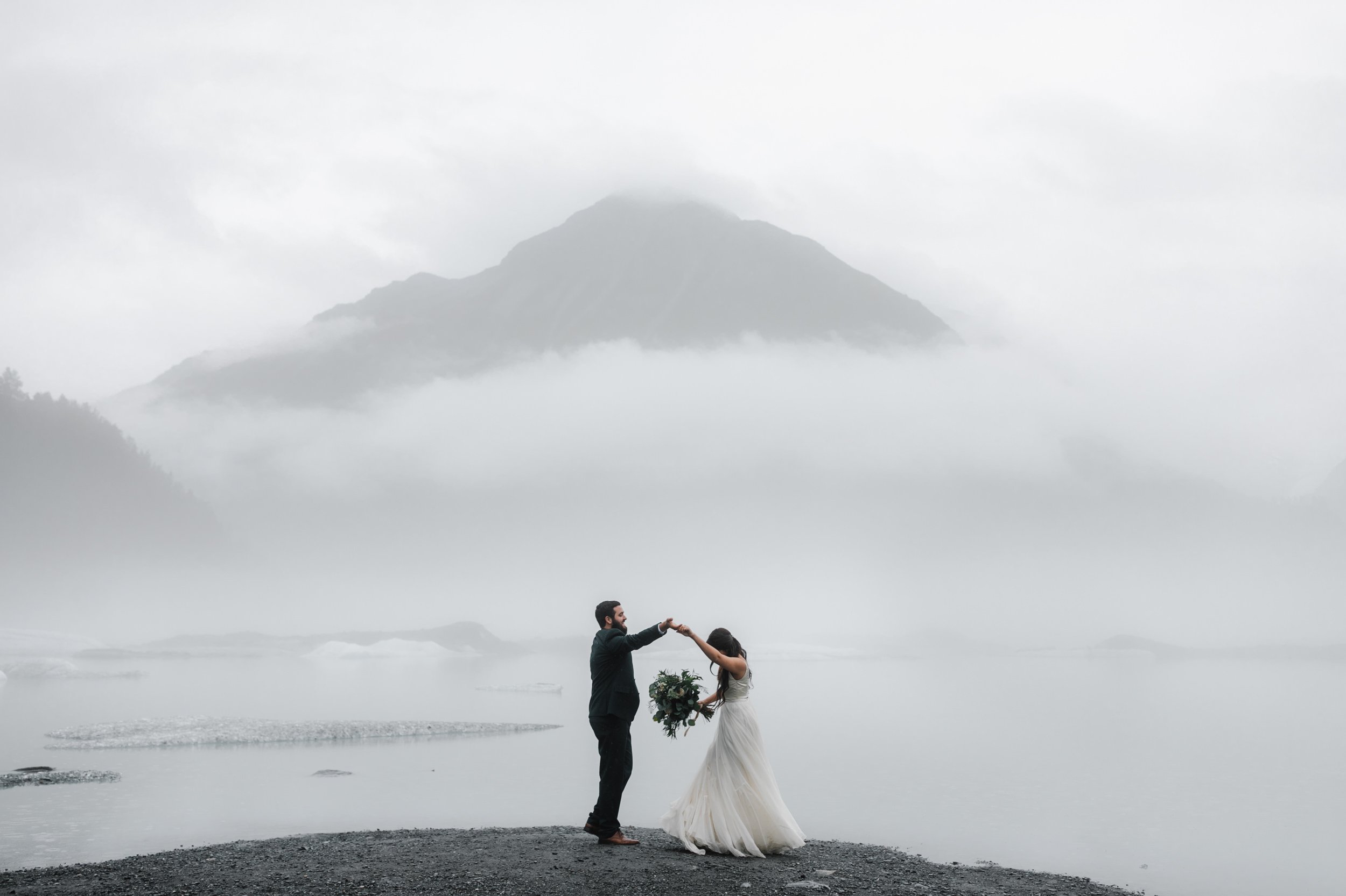Rainy Elopement Day in Valdez, Alaska | The Hearnes Adventure Photography