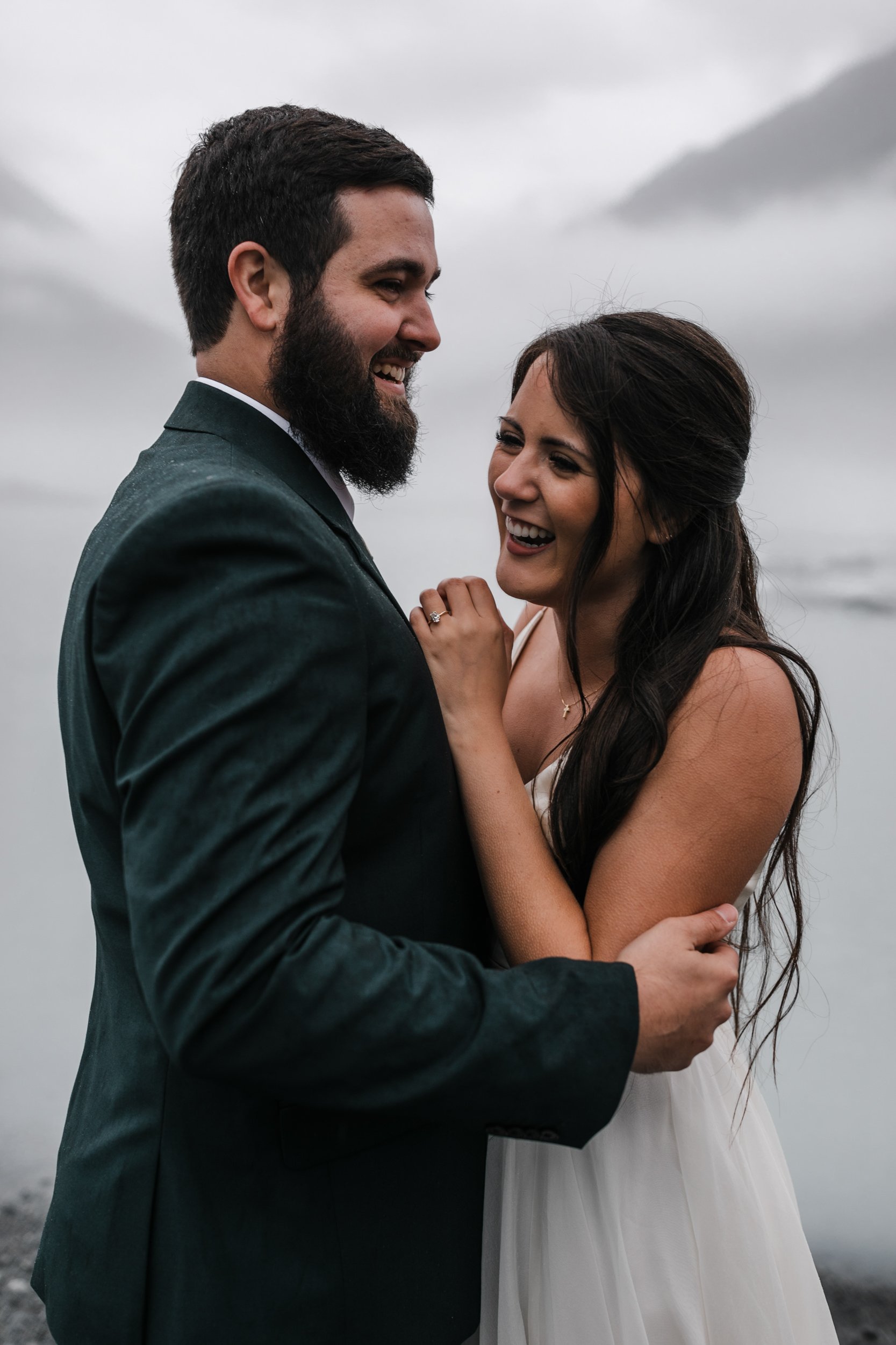 Rainy Elopement Day in Valdez, Alaska | The Hearnes Adventure Photography