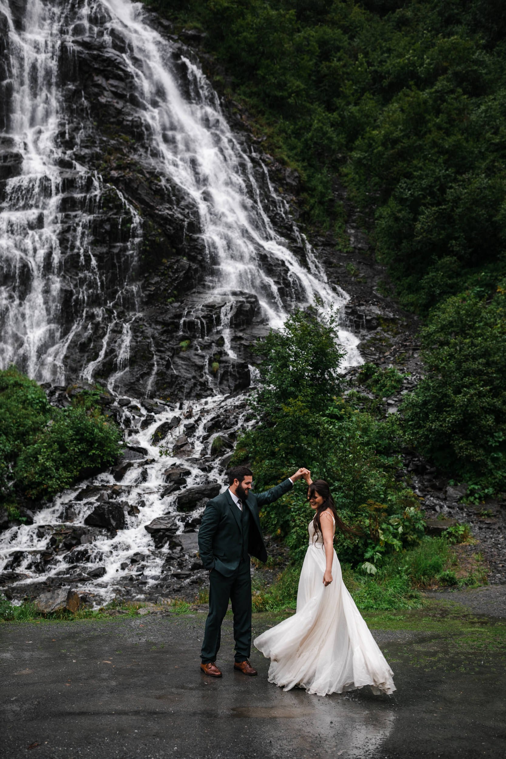 Rainy Elopement Day in Valdez, Alaska | The Hearnes Adventure Photography