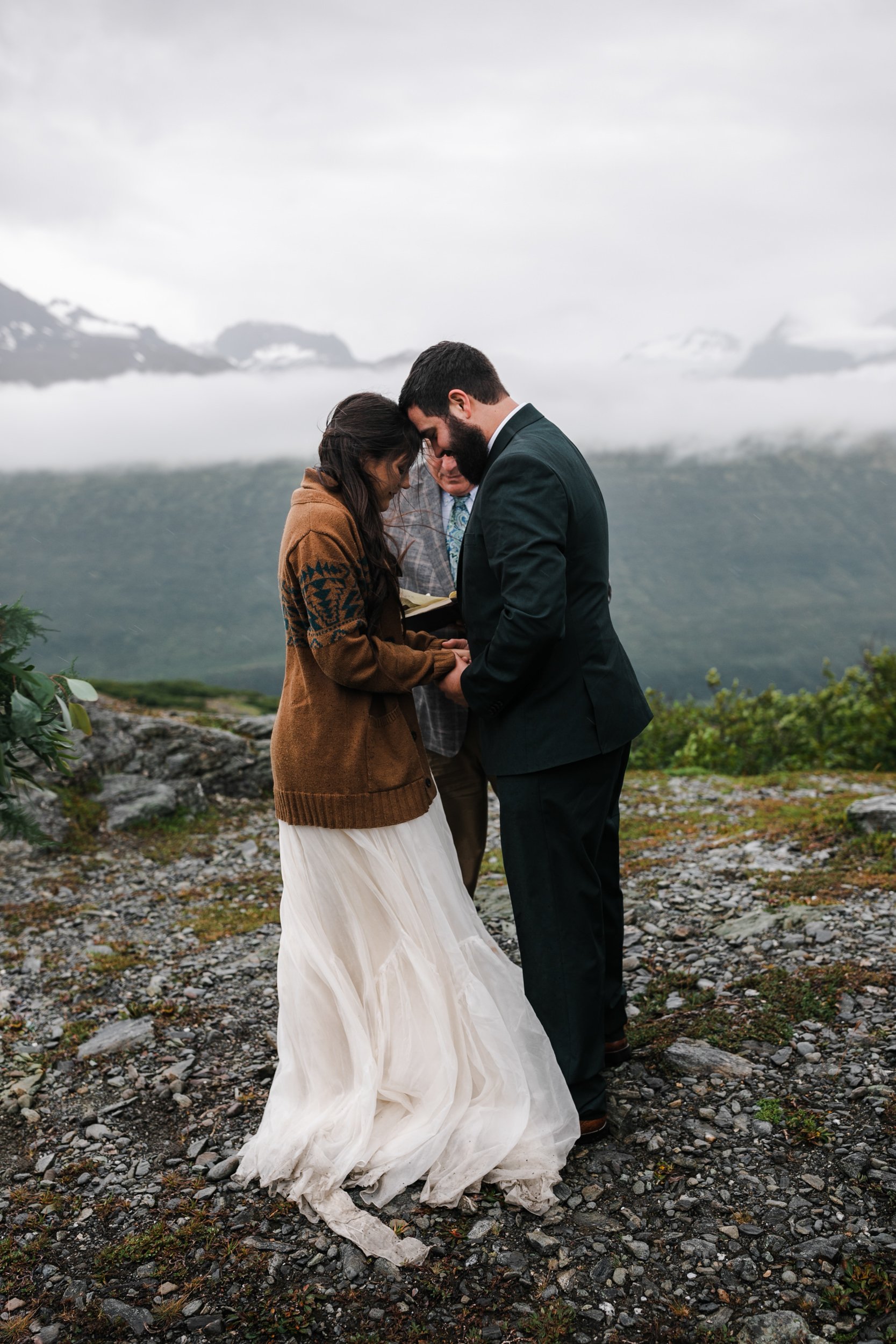 Rainy Elopement Day in Valdez, Alaska | The Hearnes Adventure Photography