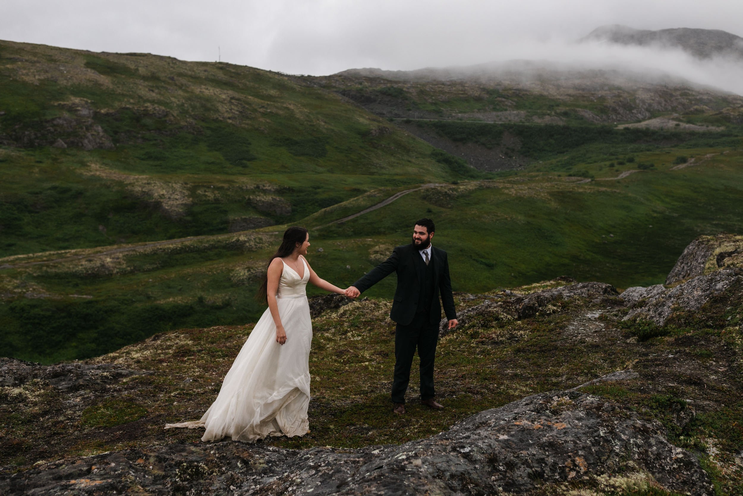 Rainy Elopement Day in Valdez, Alaska | The Hearnes Adventure Photography