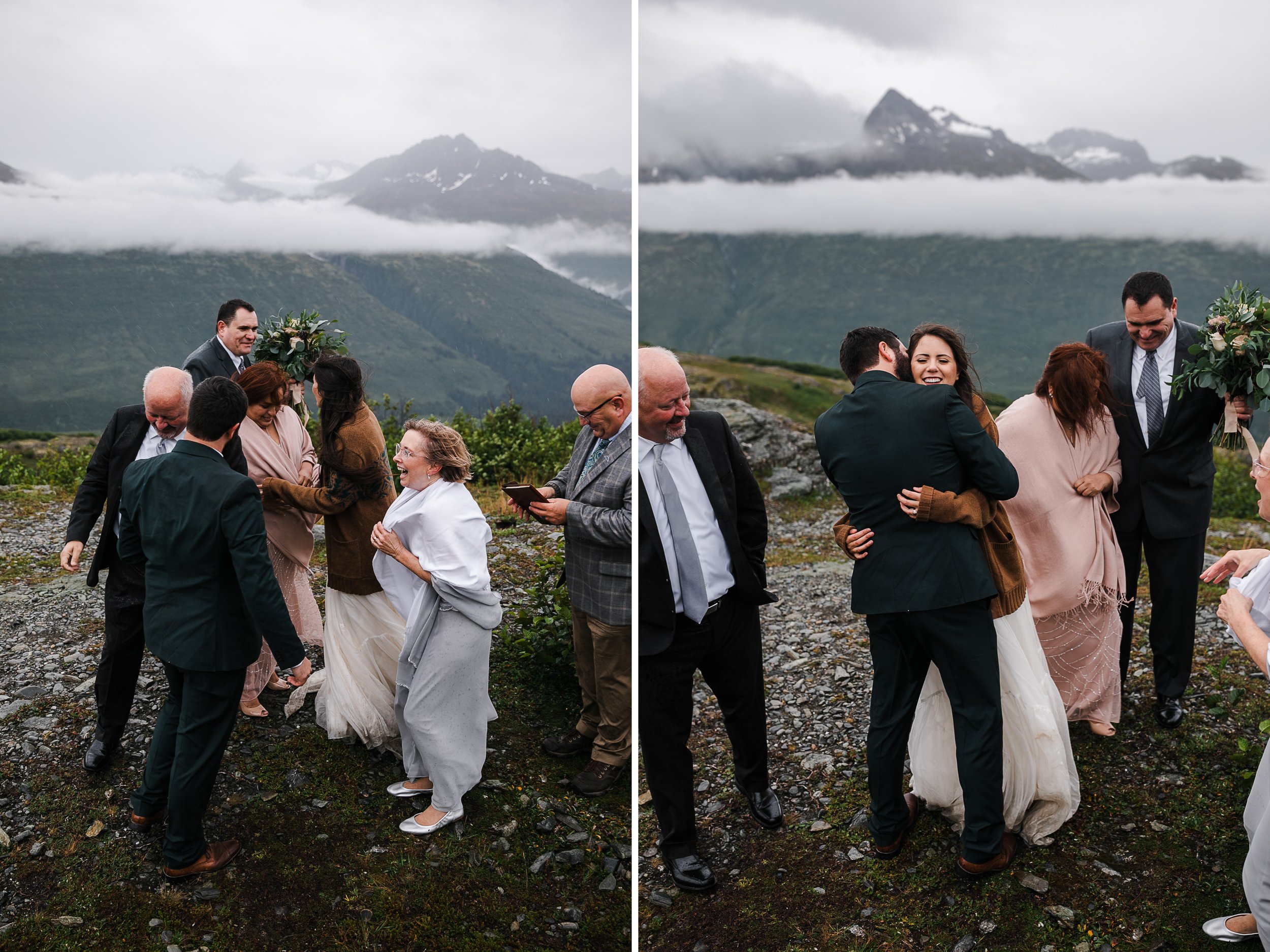 Rainy Elopement Day in Valdez, Alaska | The Hearnes Adventure Photography