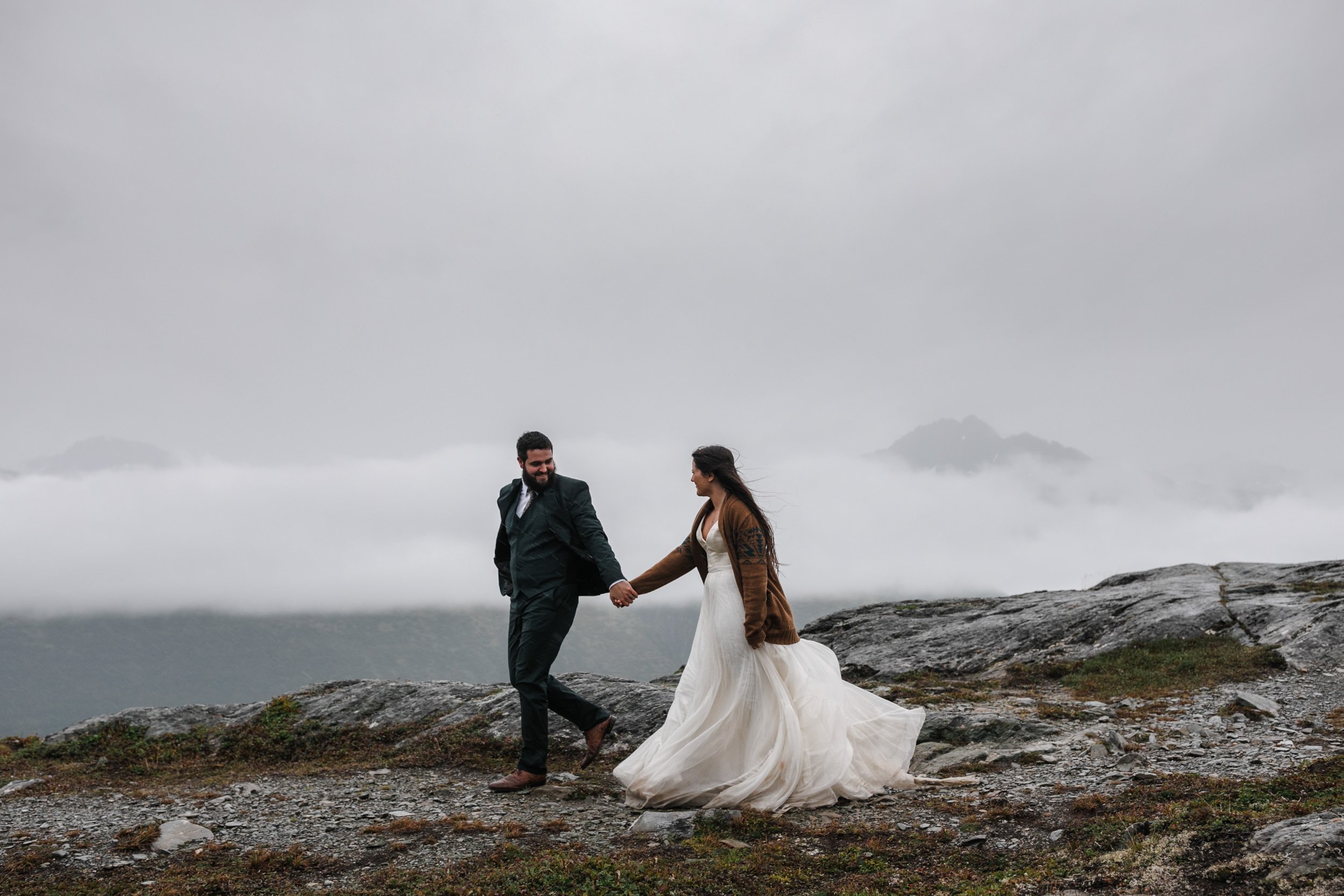 Rainy Elopement Day in Valdez, Alaska | The Hearnes Adventure Photography