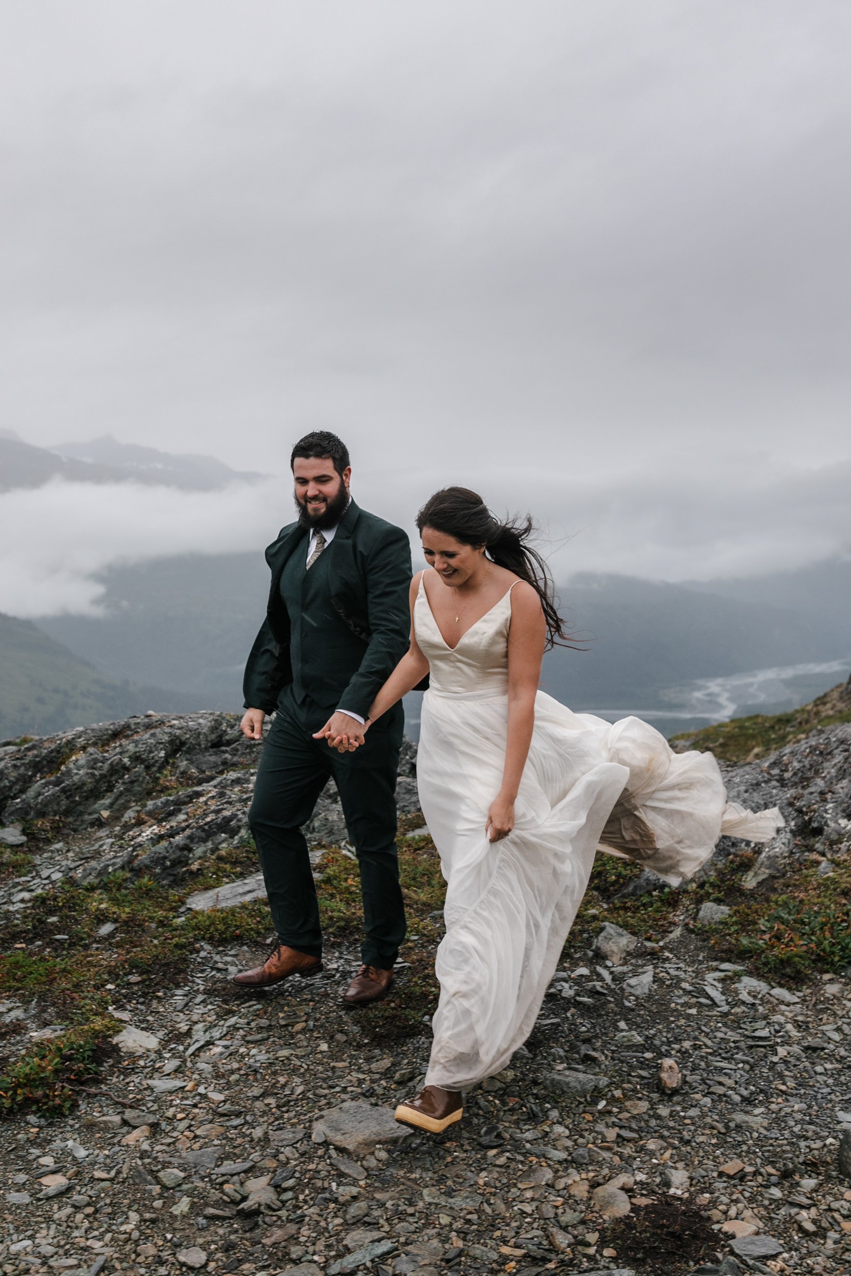 Rainy Elopement Day in Valdez, Alaska | The Hearnes Adventure Photography