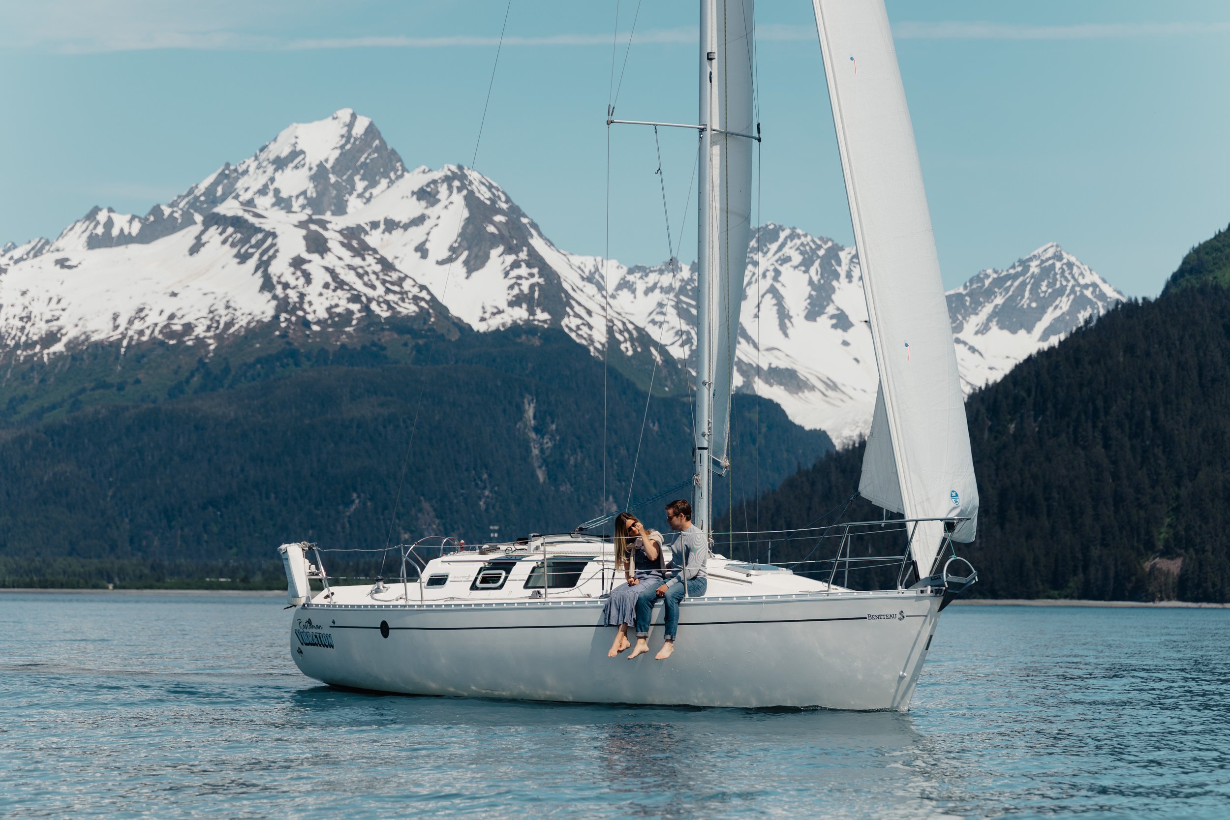 Sailing the Resurrection Bay in Seward, Alaska