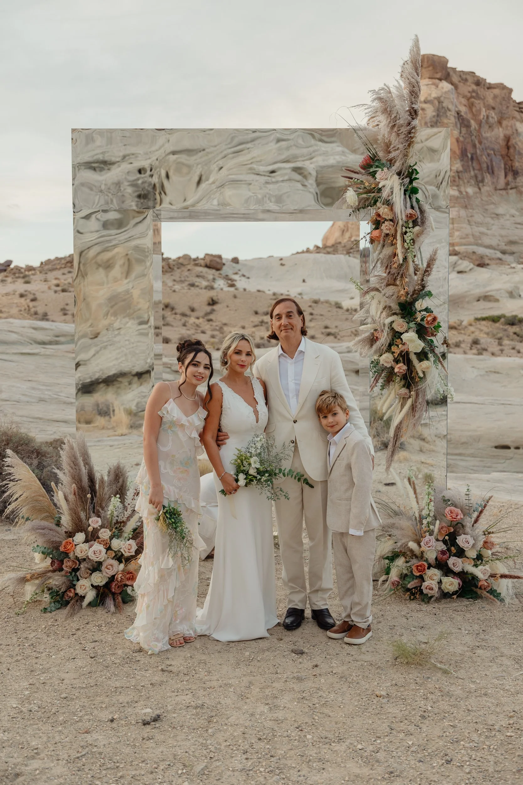 Amangiri vow renewal with mirror arch ceremony | Amangiri preferred elopement photographers The Hearnes
