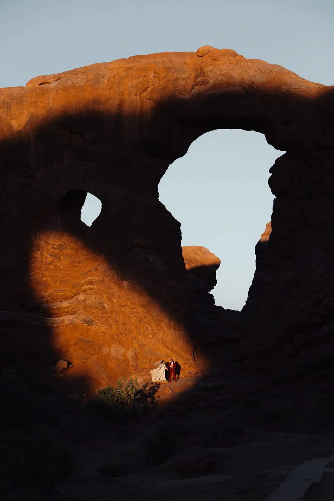 Arches National Park elopement in Moab, Utah with The Hearnes