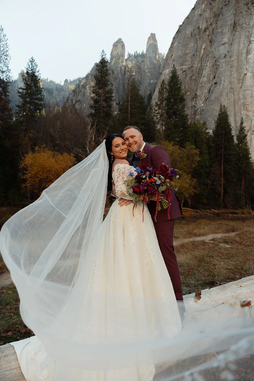 Yosemite National Park elopement in the meadow | The Hearnes Adventure Photography