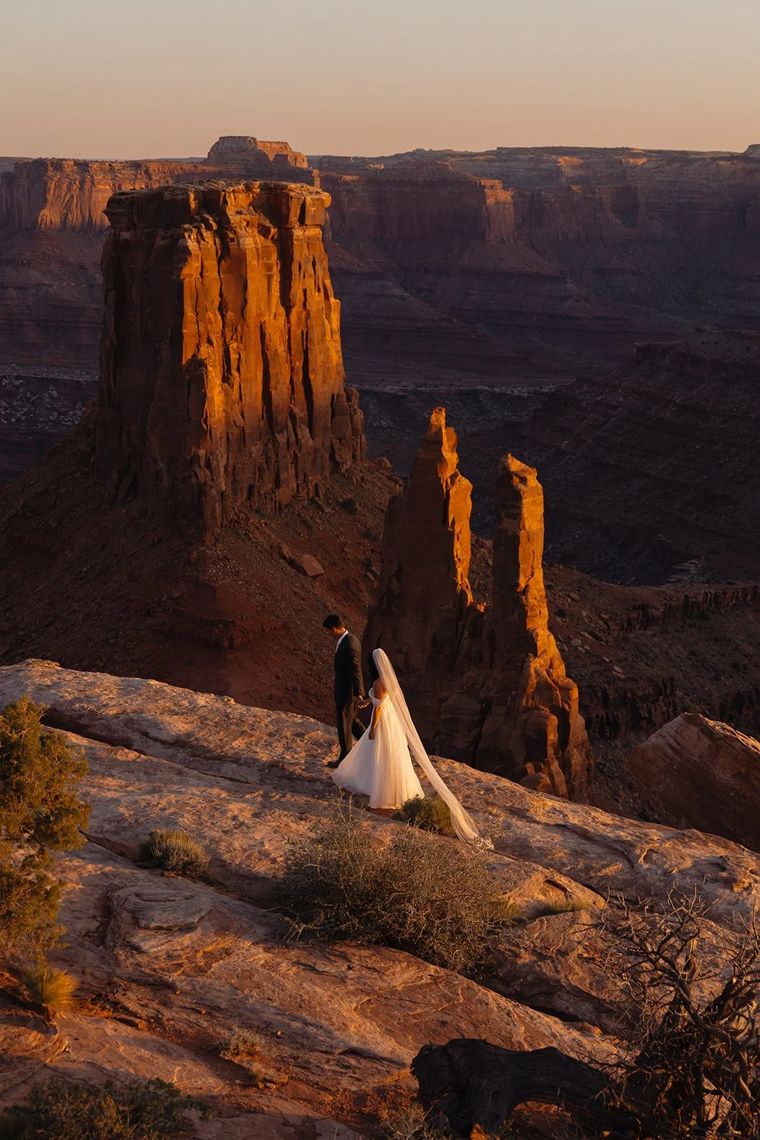 Canyonlands National park elopement with The Hearnes Adventure Photography