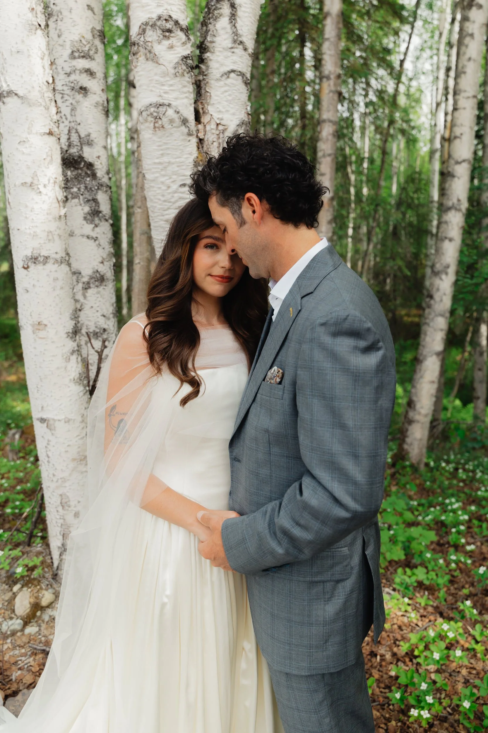 Mt. Denali Basecamp fly-in wedding in Alaska | The Hearnes Adventure Photography