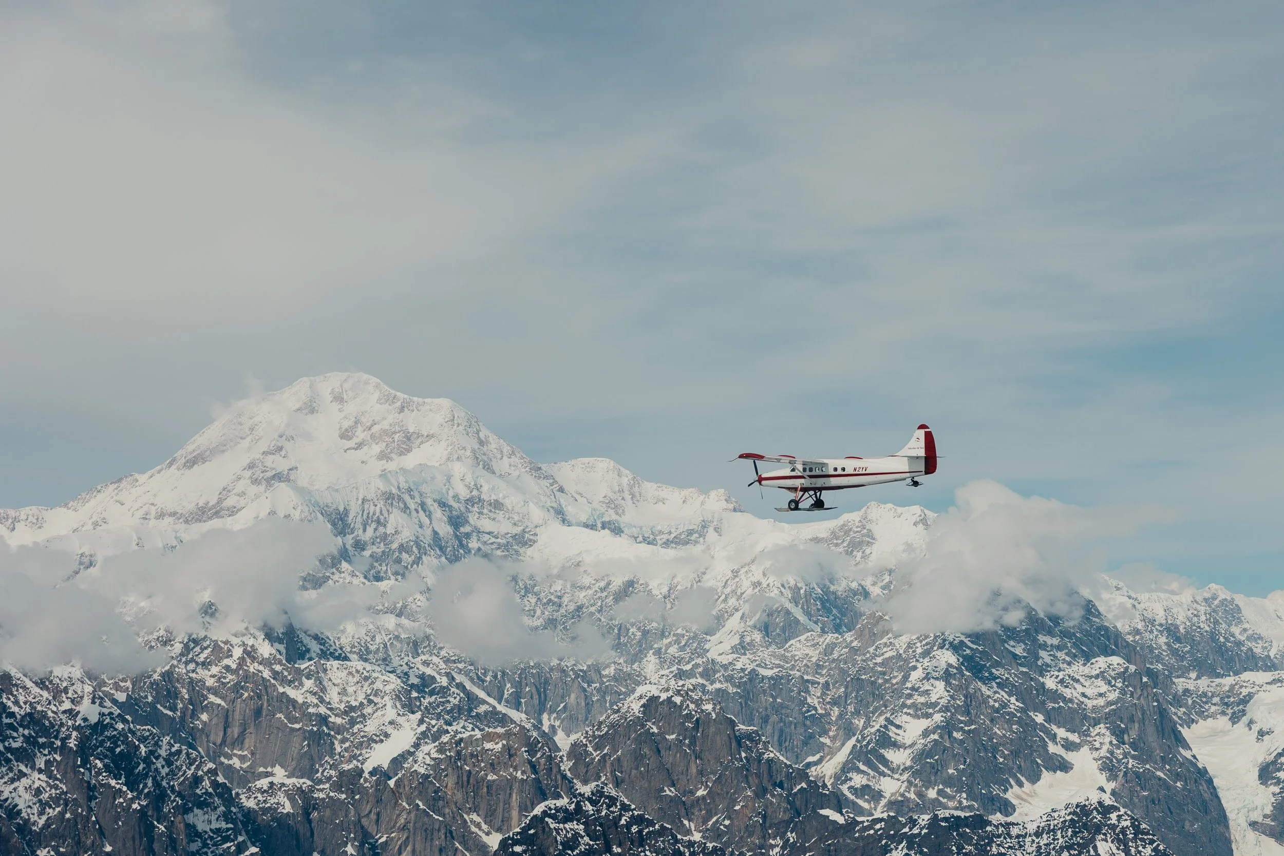 Mt. Denali Basecamp fly-in wedding in Alaska | The Hearnes Adventure Photography