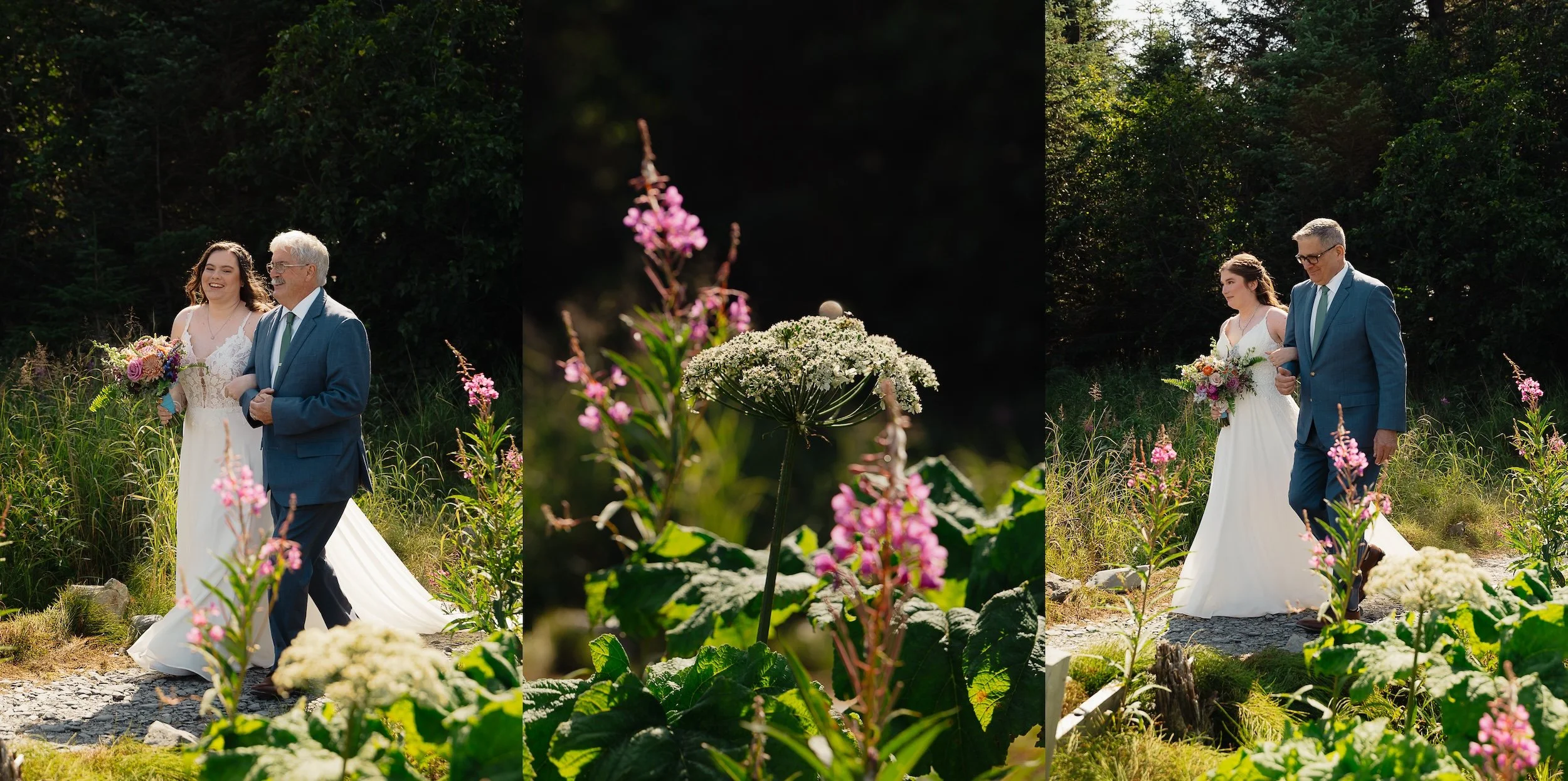 LGBTQ+ lesbian wedding in Seward, Alaska at Salted Roots A-Frames | The Hearnes Photography