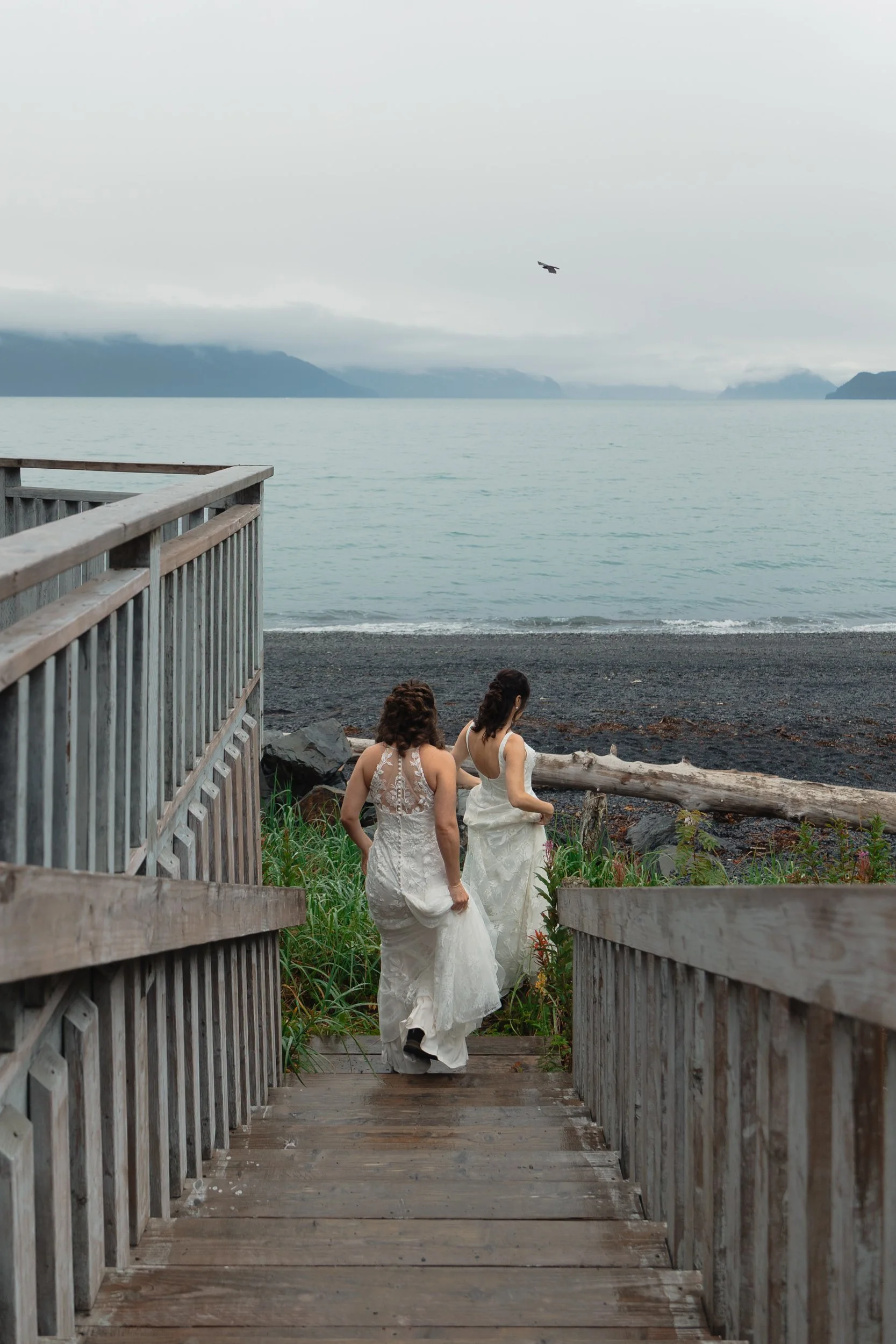 Seward, Alaska Helicopter Wedding with Orcas and Otters | Glacier Elopement with The Hearnes Adventure Photography