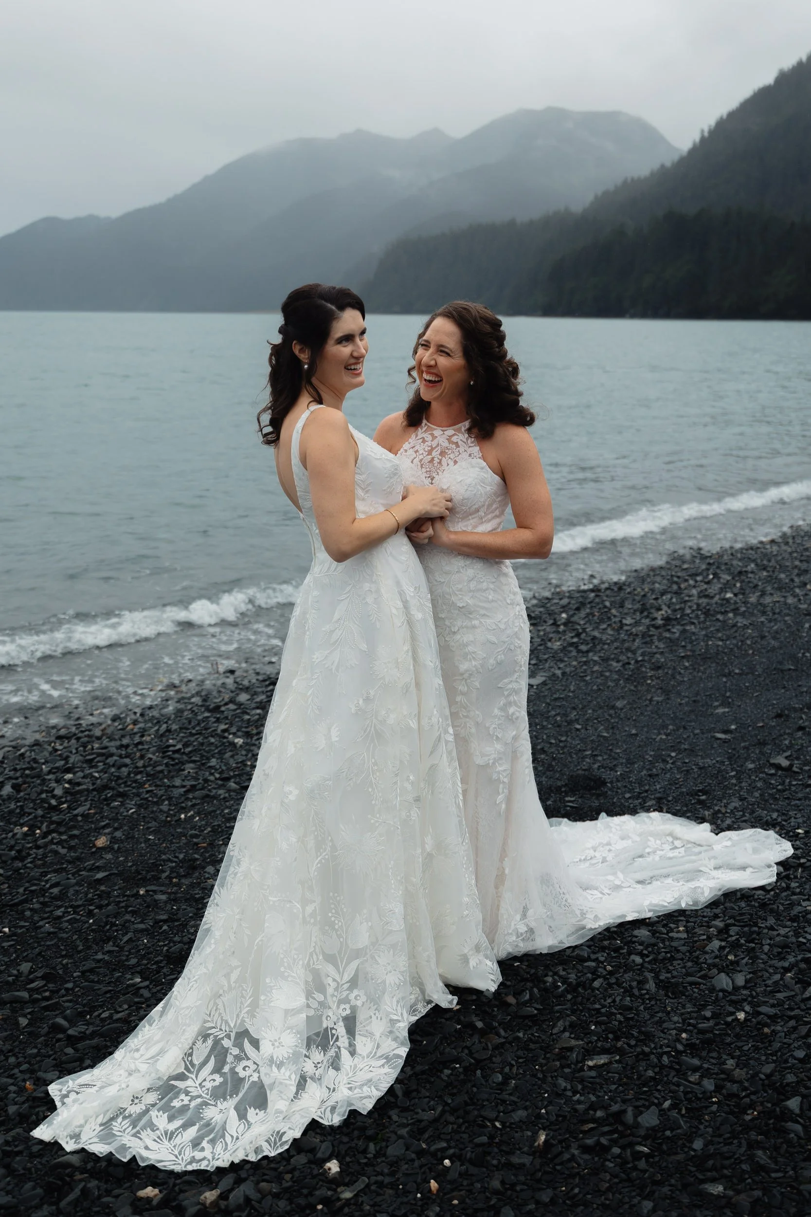 Seward, Alaska Helicopter Wedding with Orcas and Otters | Glacier Elopement with The Hearnes Adventure Photography
