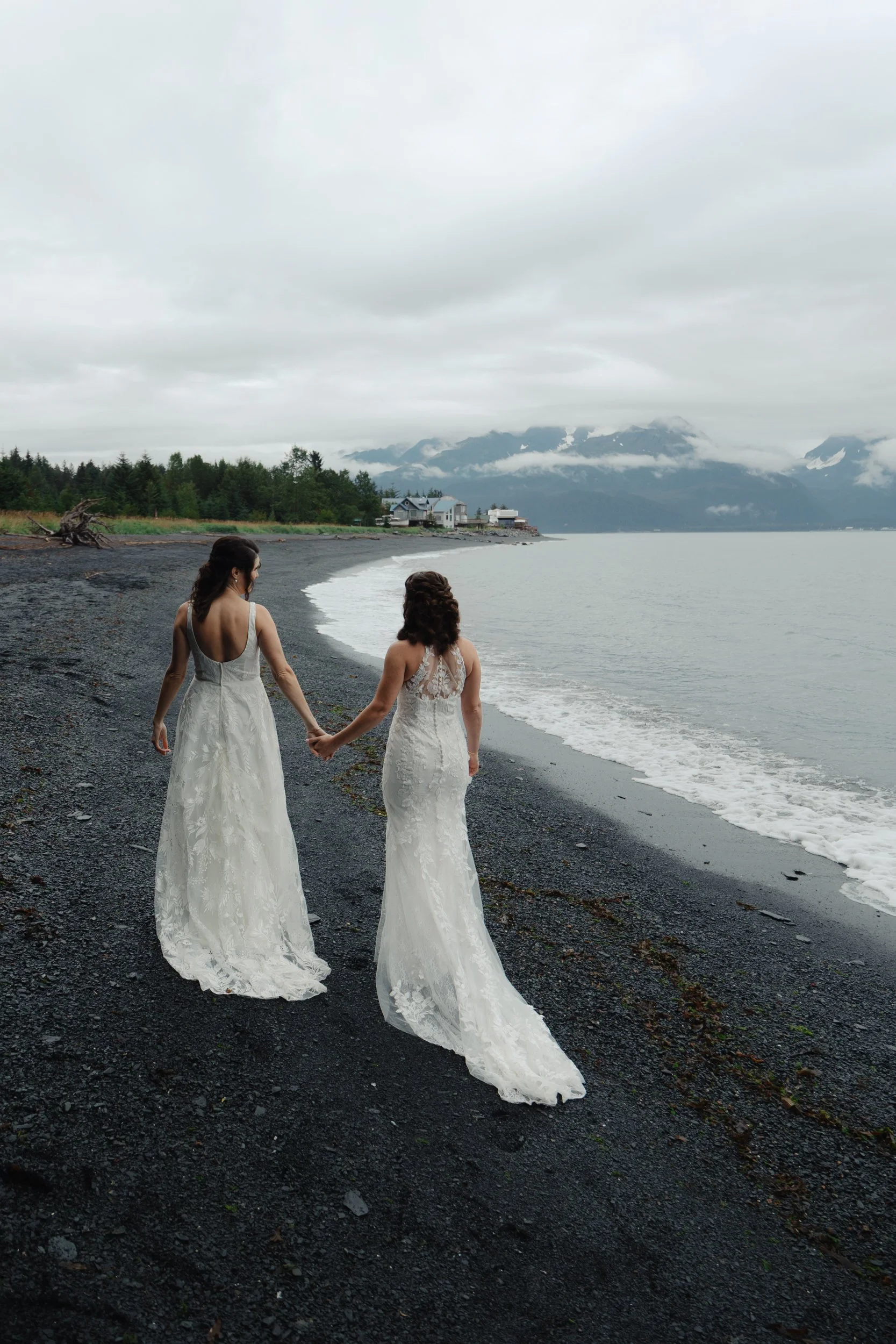 Seward, Alaska Helicopter Wedding with Orcas and Otters | Glacier Elopement with The Hearnes Adventure Photography