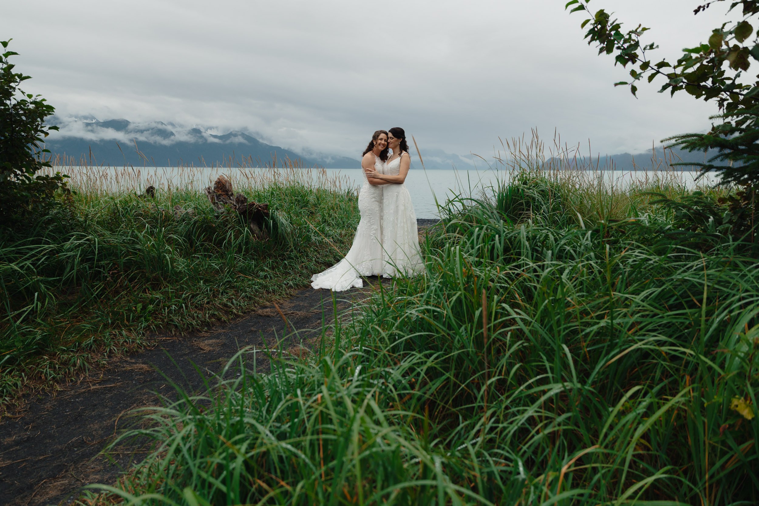 Seward, Alaska Helicopter Wedding with Orcas and Otters | Glacier Elopement with The Hearnes Adventure Photography