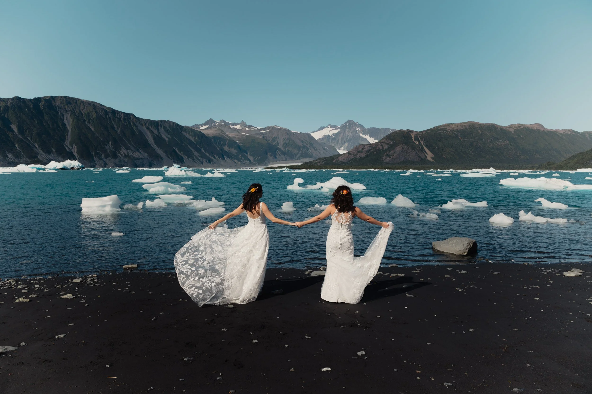 Kelly + Lauren’s Elopement in Seward, Alaska | Sneak Peek