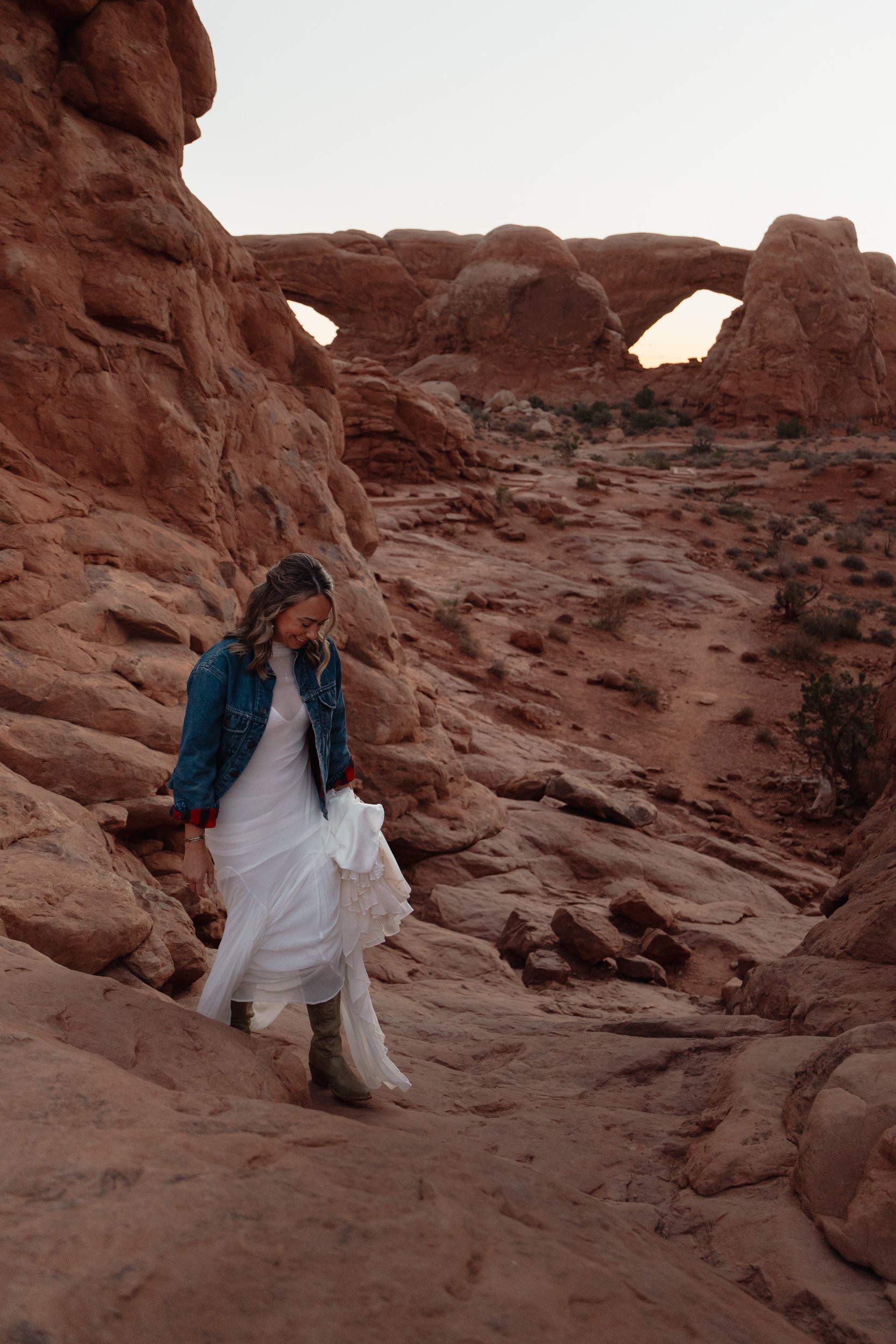 Moab, Utah elopement in Arches National Park | The Hearnes Adventure Photography