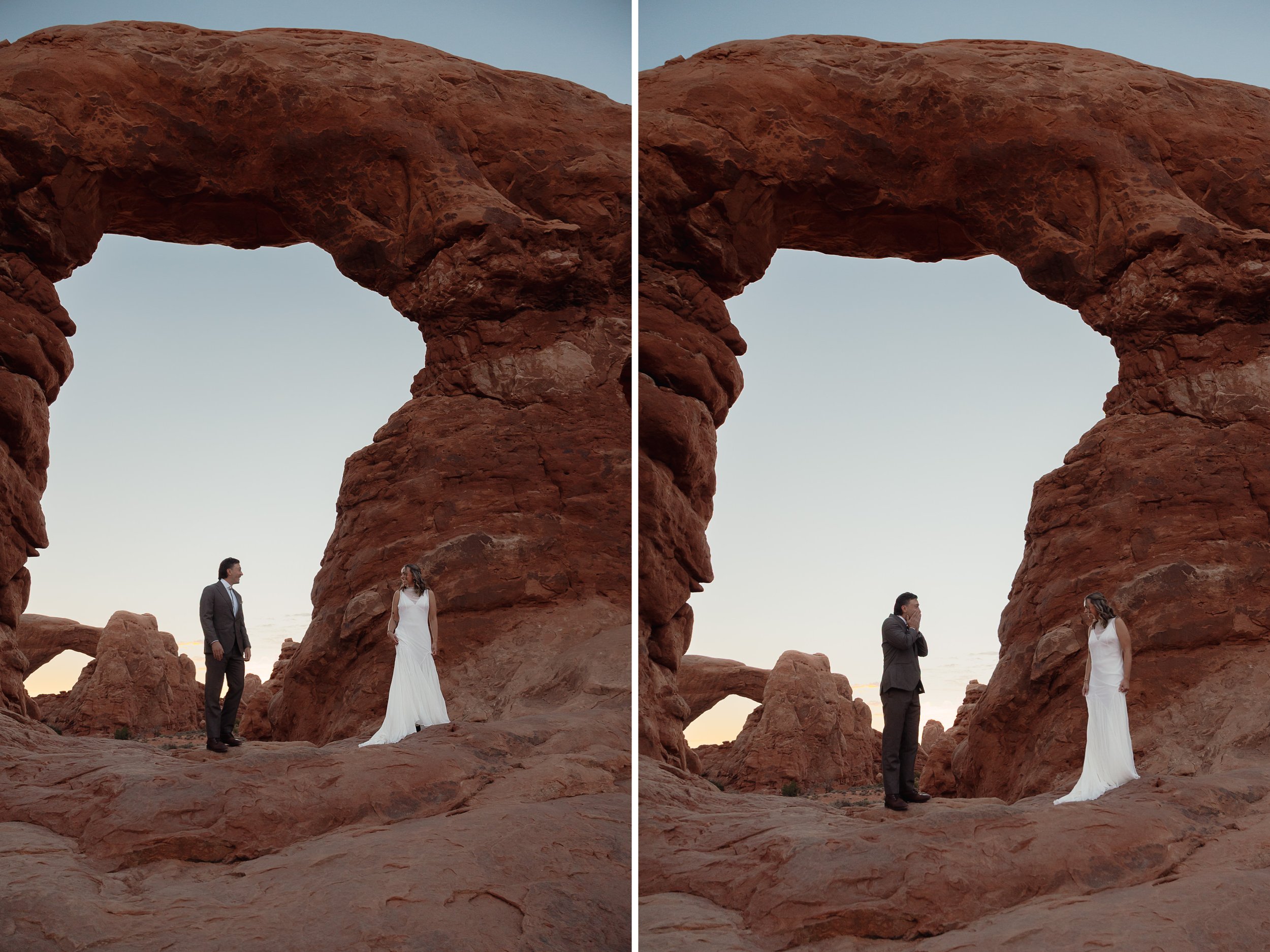 Moab, Utah elopement in Arches National Park | The Hearnes Adventure Photography
