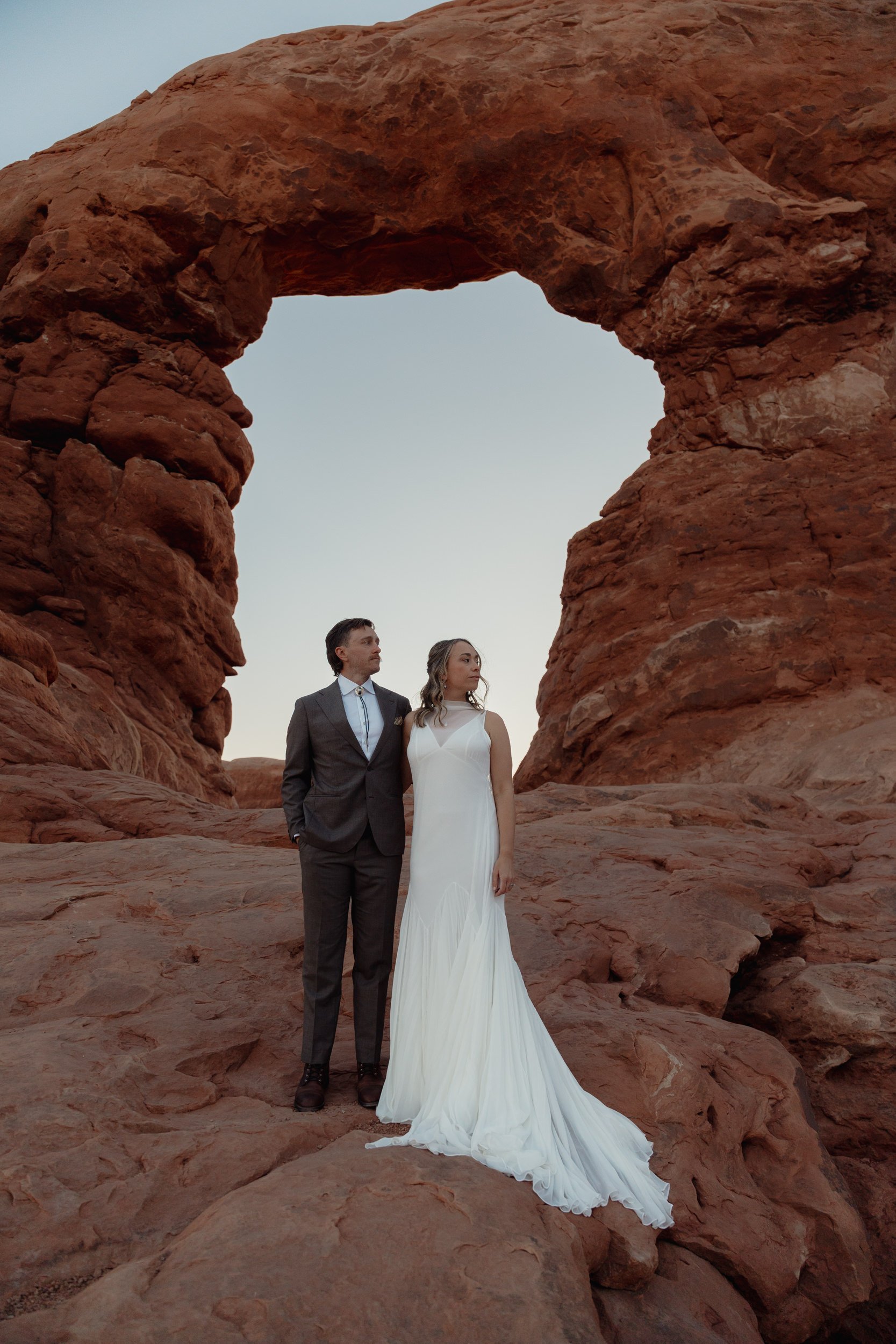 Moab, Utah elopement in Arches National Park | The Hearnes Adventure Photography