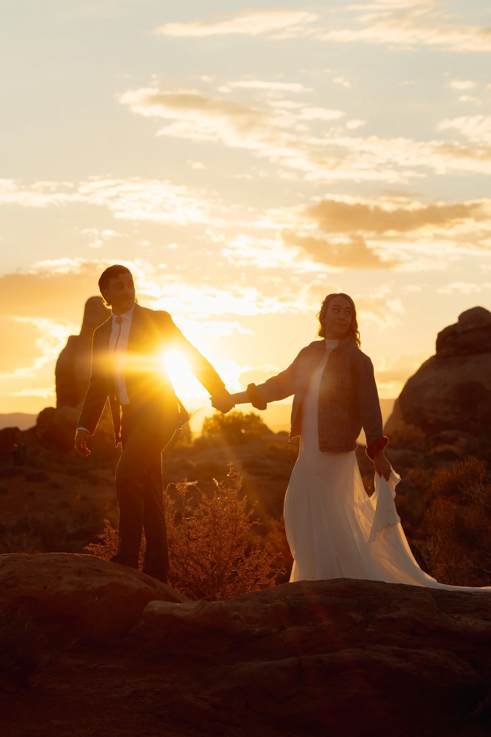 Moab, Utah elopement in Arches National Park | The Hearnes Adventure Photography