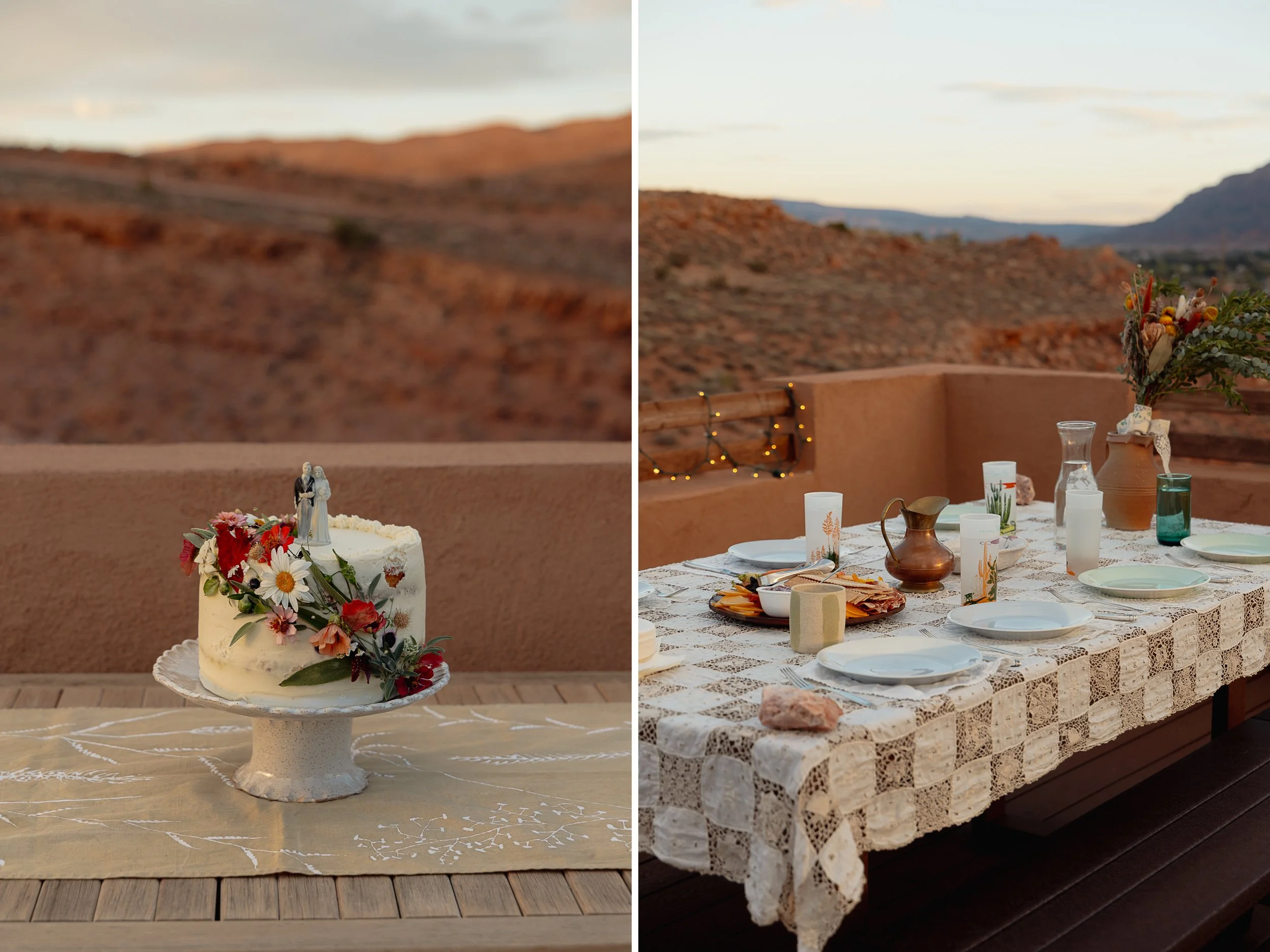Moab, Utah elopement slot canyon ceremony | The Hearnes Adventure Photography
