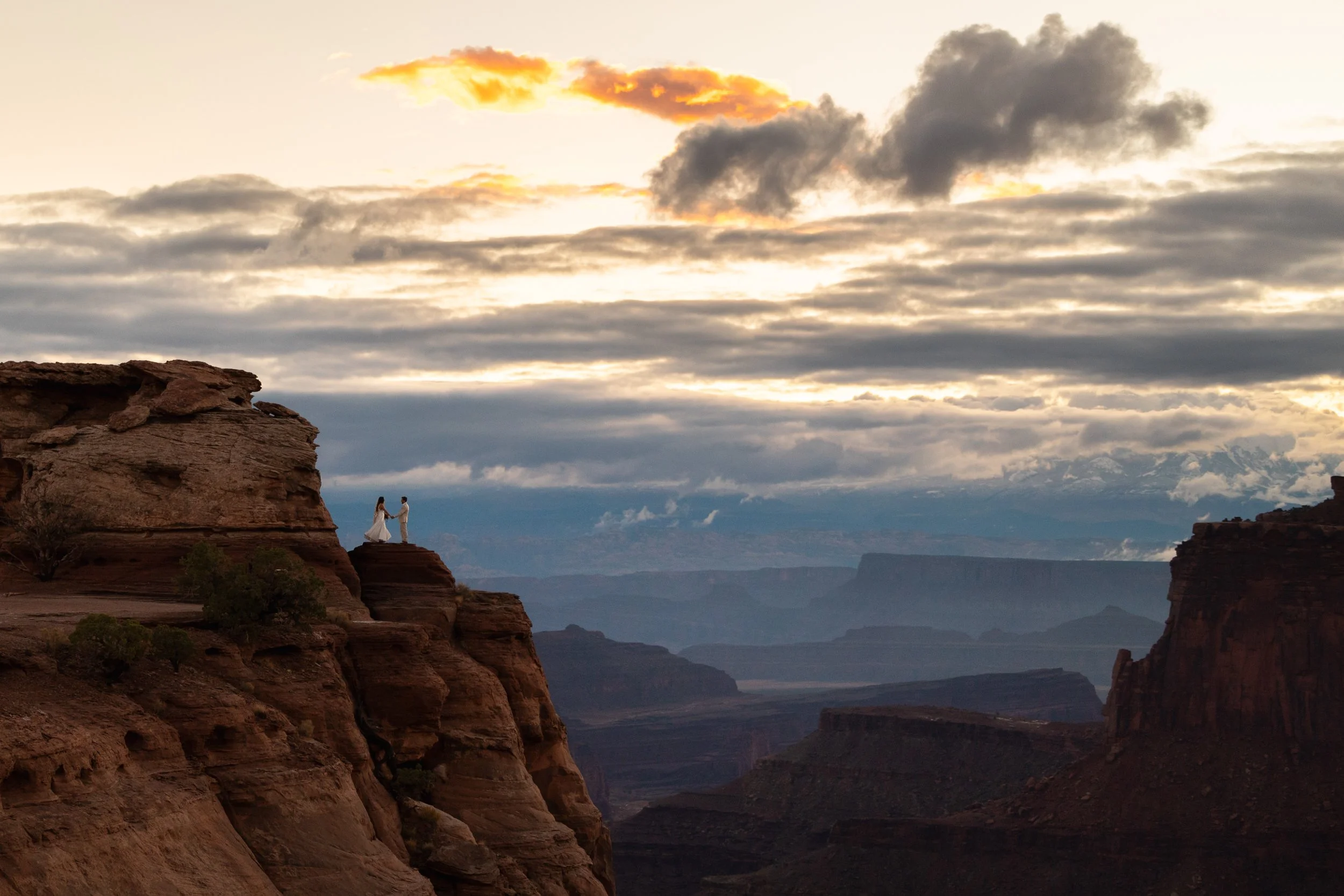 Canyonlands National Park Elopement in Moab Utah with The Hearnes Adventure Photography