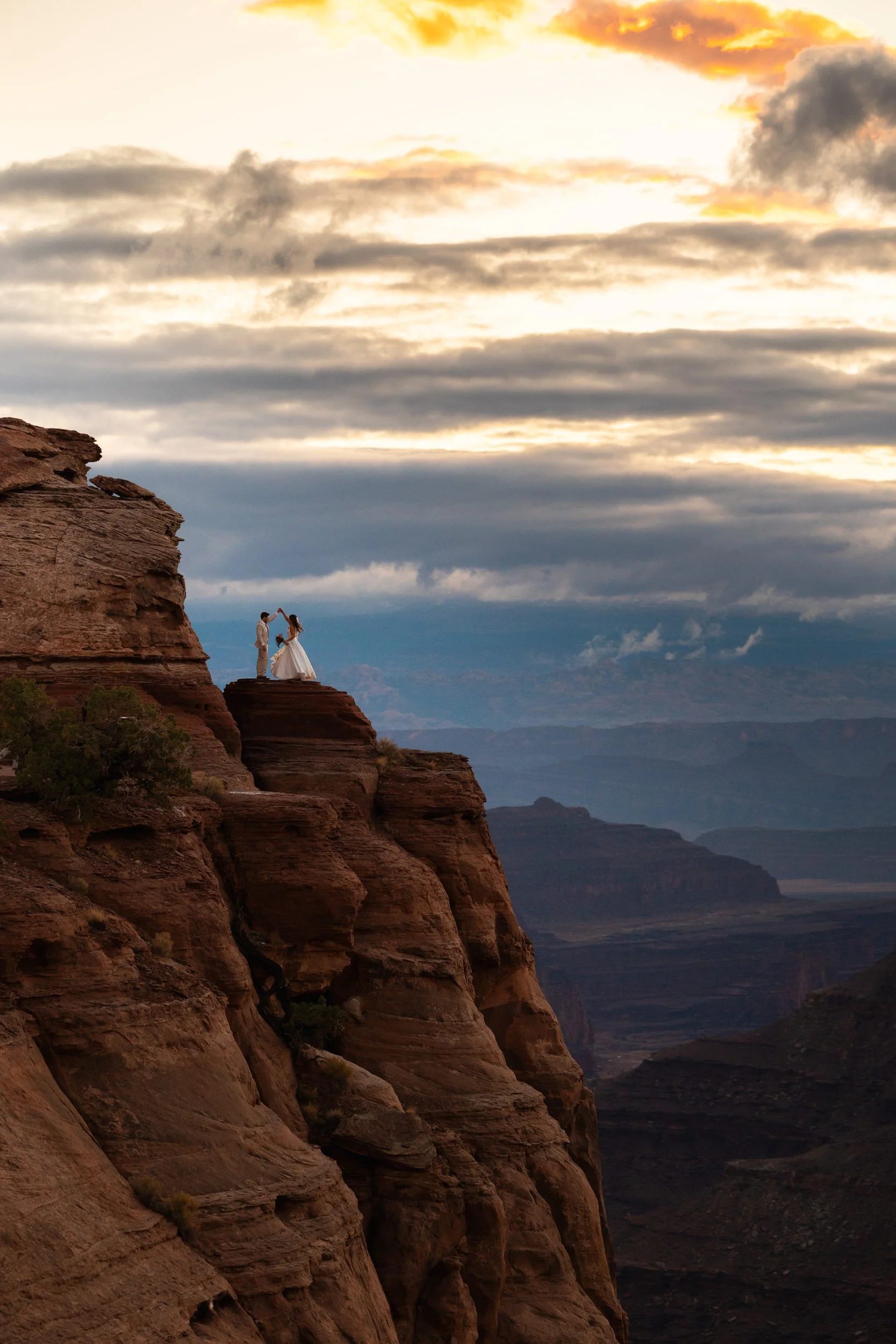 Canyonlands National Park Elopement in Moab Utah with The Hearnes Adventure Photography