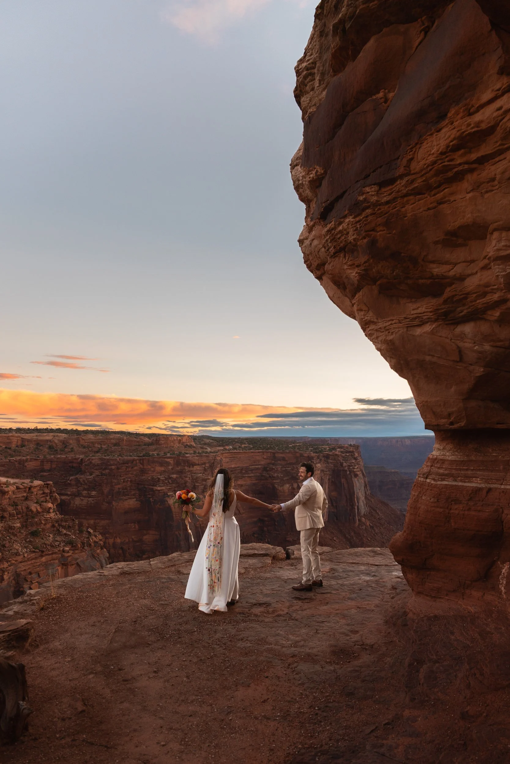 Canyonlands National Park Elopement in Moab Utah with The Hearnes Adventure Photography