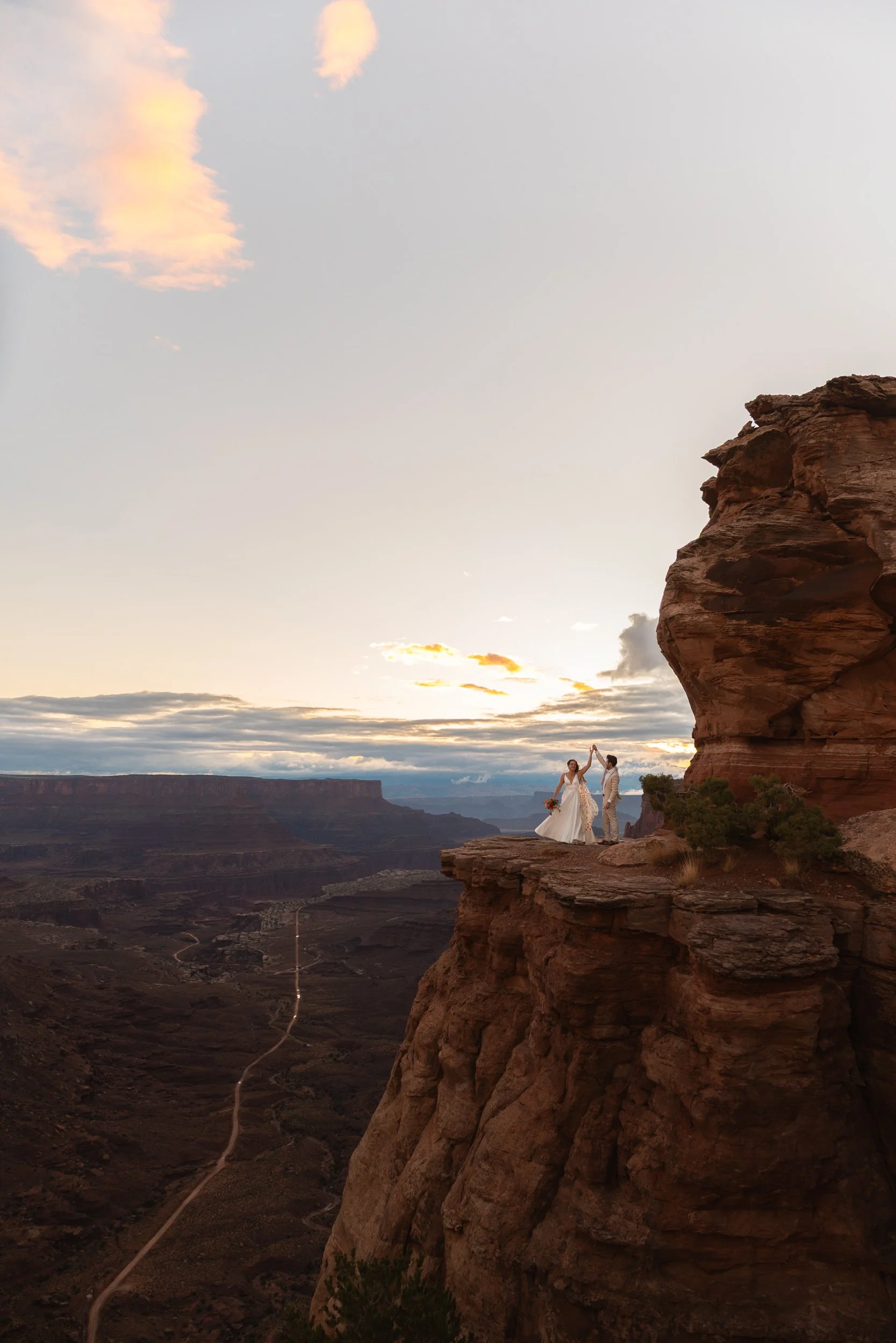 Canyonlands National Park Elopement in Moab Utah with The Hearnes Adventure Photography