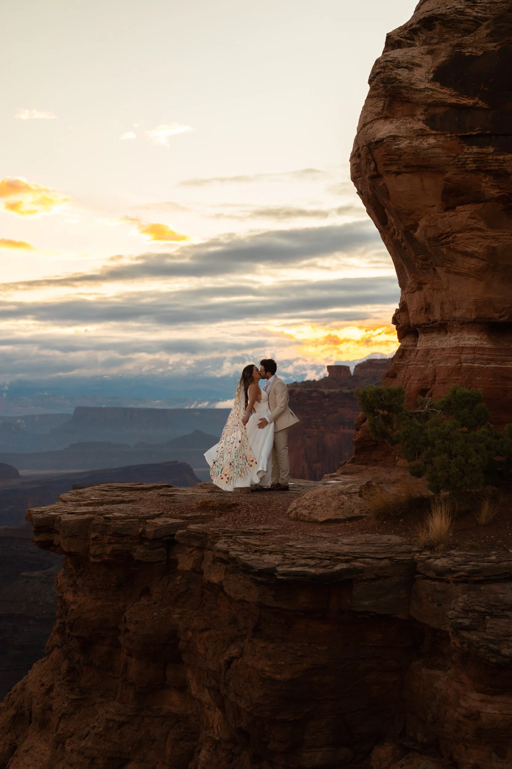 Canyonlands National Park Elopement in Moab Utah with The Hearnes Adventure Photography