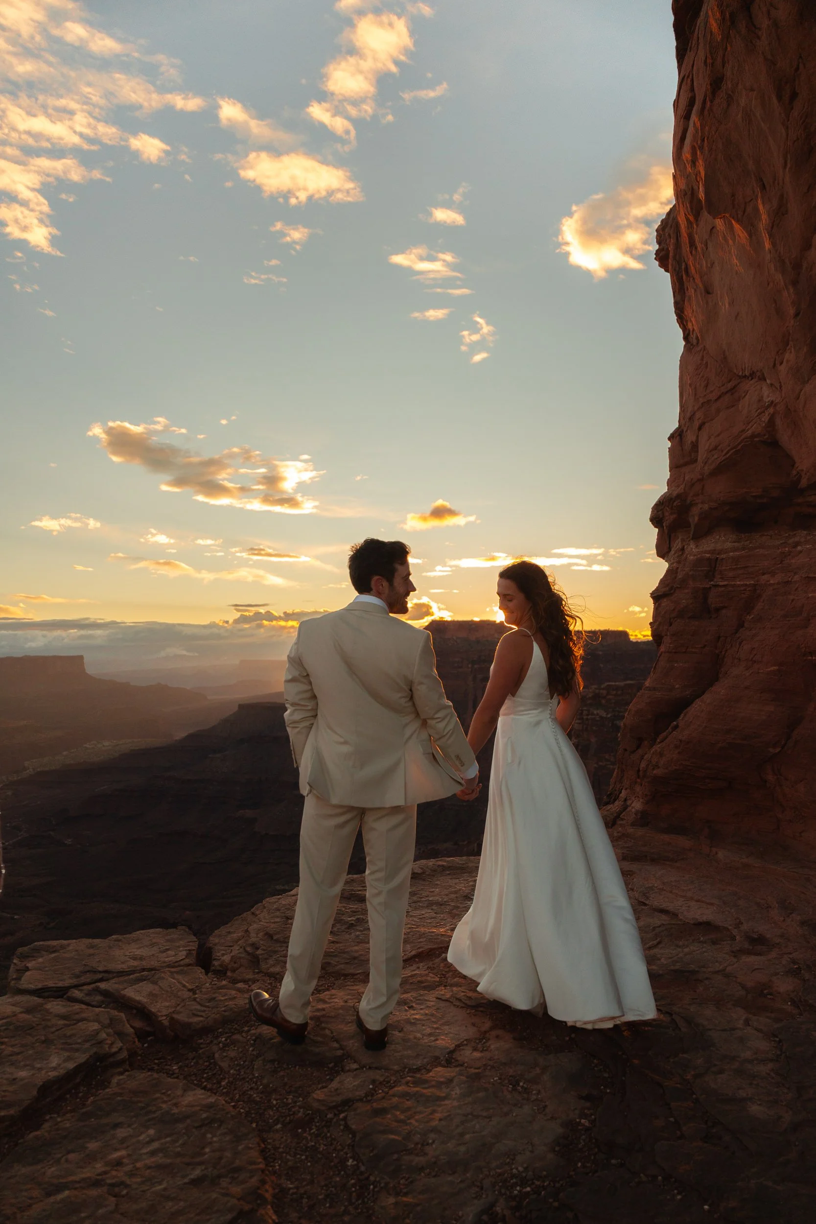 Canyonlands National Park Elopement in Moab Utah with The Hearnes Adventure Photography