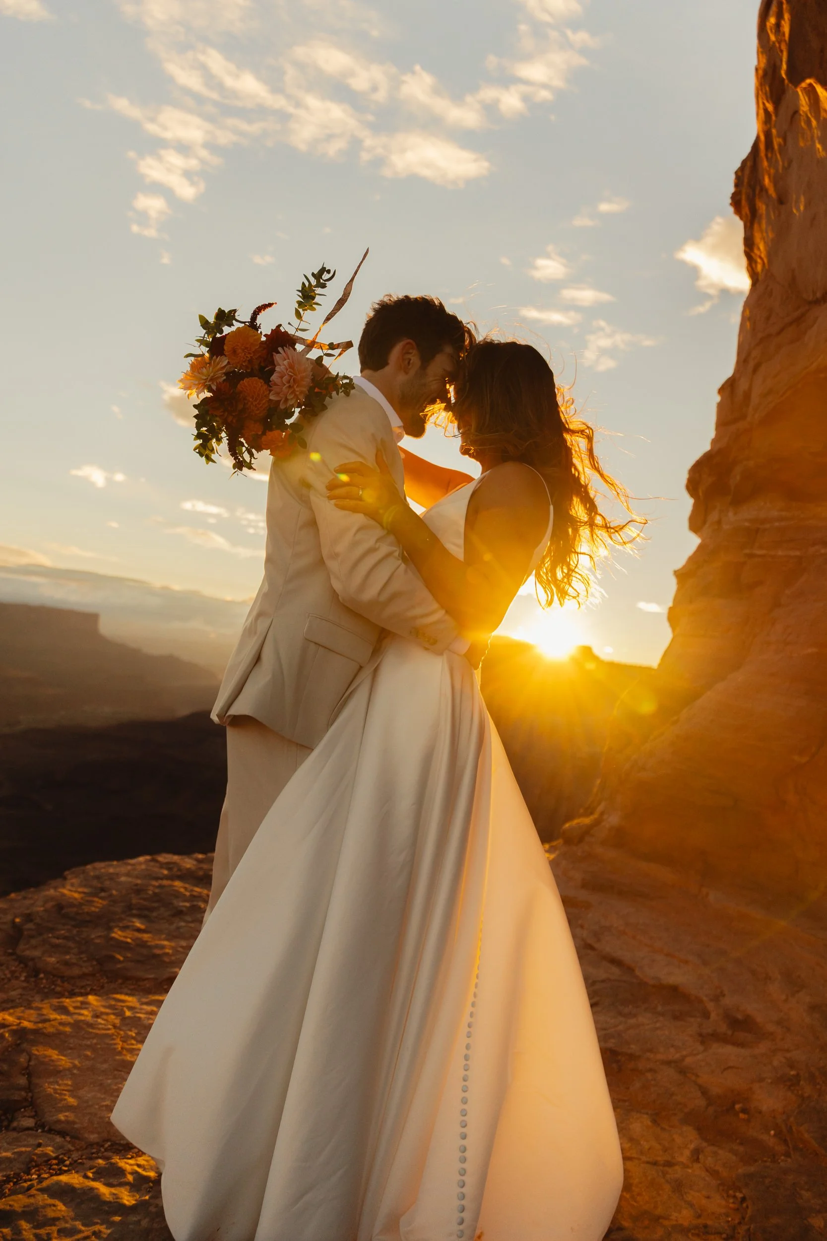Canyonlands National Park Elopement in Moab Utah with The Hearnes Adventure Photography