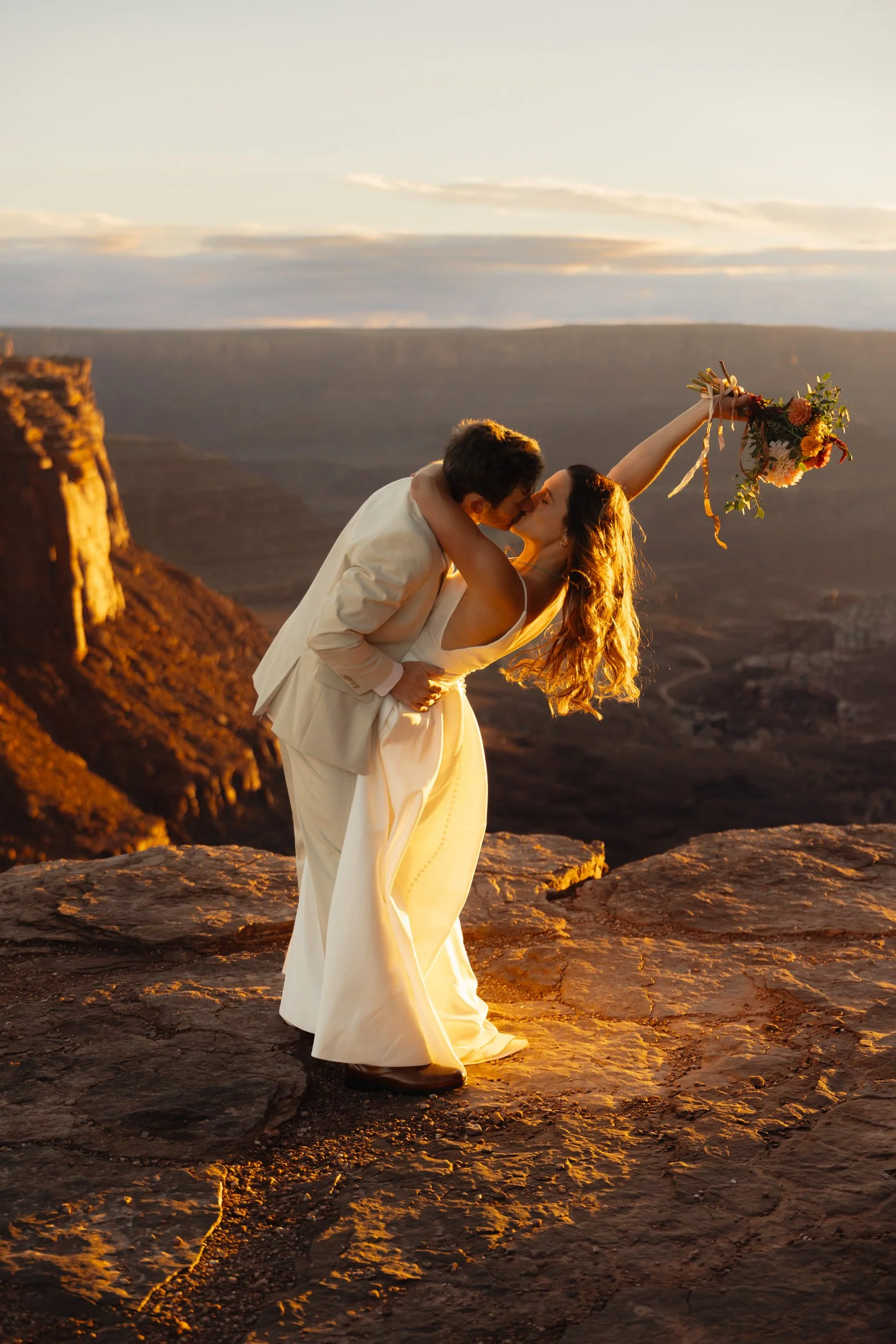 Canyonlands National Park Elopement in Moab Utah with The Hearnes Adventure Photography