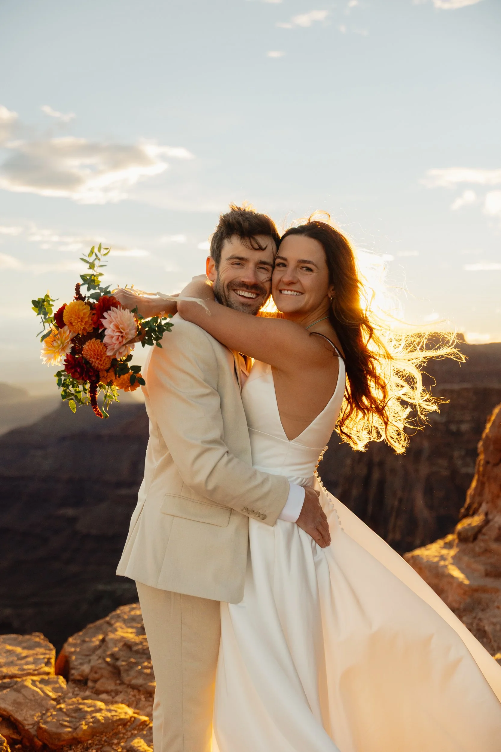 Canyonlands National Park Elopement in Moab Utah with The Hearnes Adventure Photography