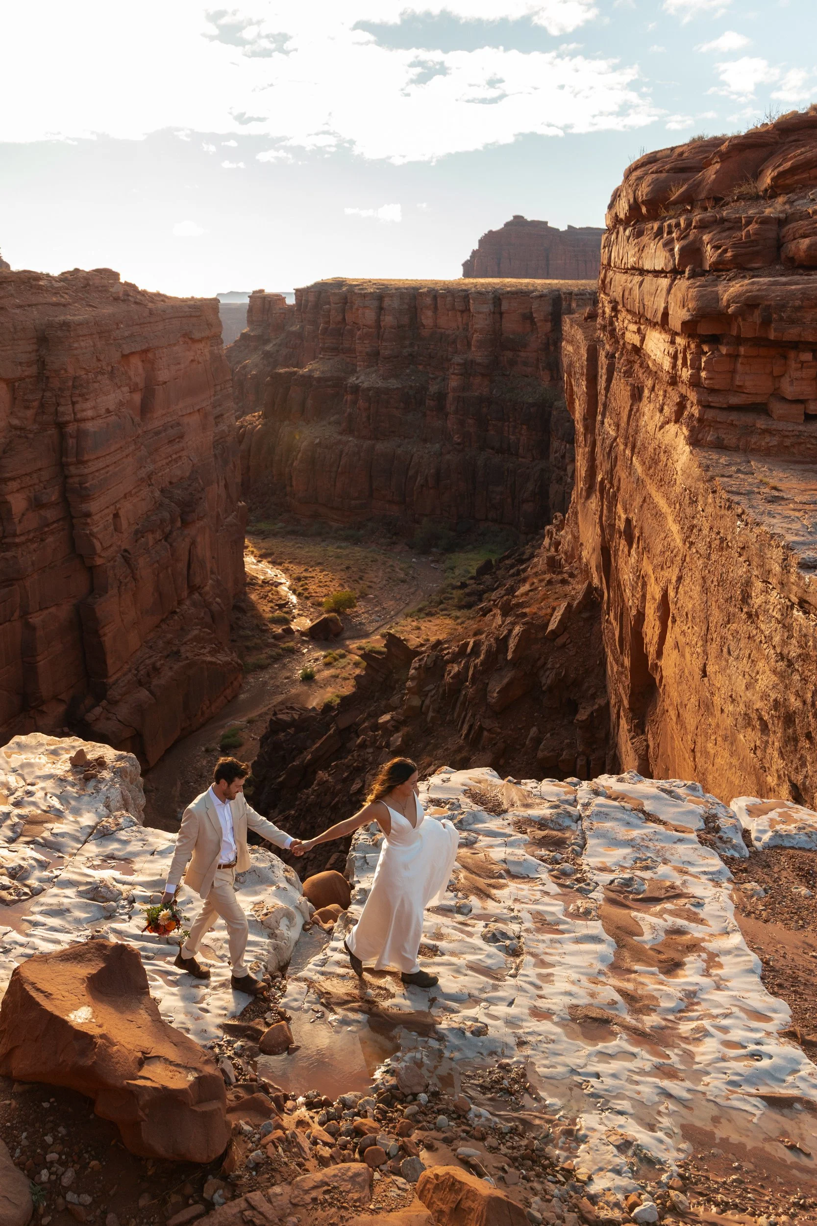 Canyonlands National Park Elopement in Moab Utah with The Hearnes Adventure Photography