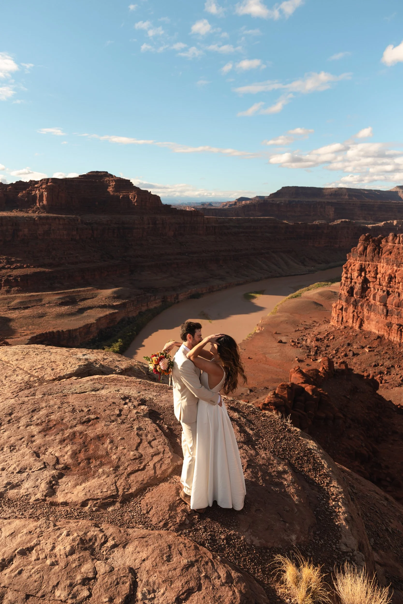 Canyonlands National Park Elopement in Moab Utah with The Hearnes Adventure Photography