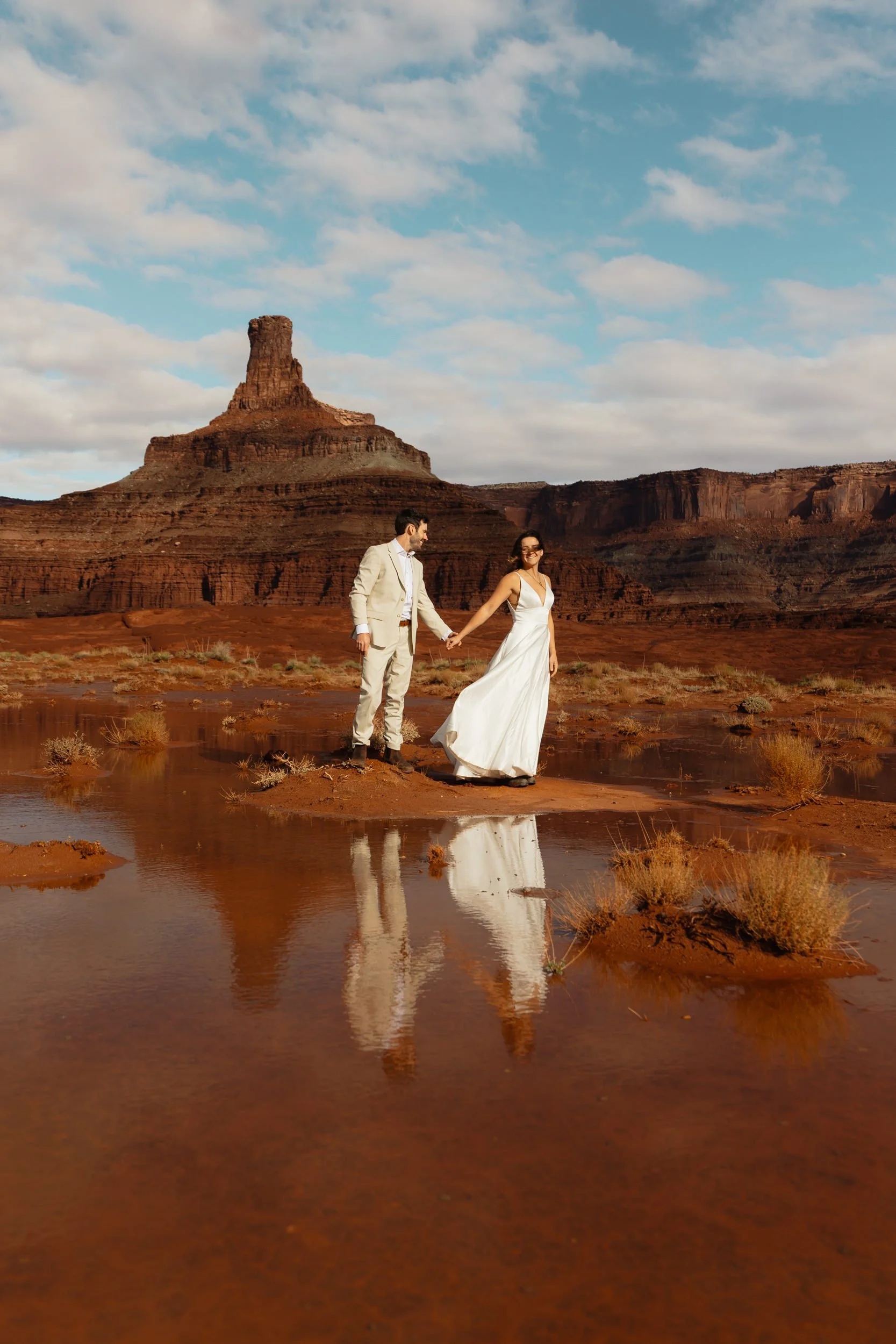 Canyonlands National Park Elopement in Moab Utah with The Hearnes Adventure Photography