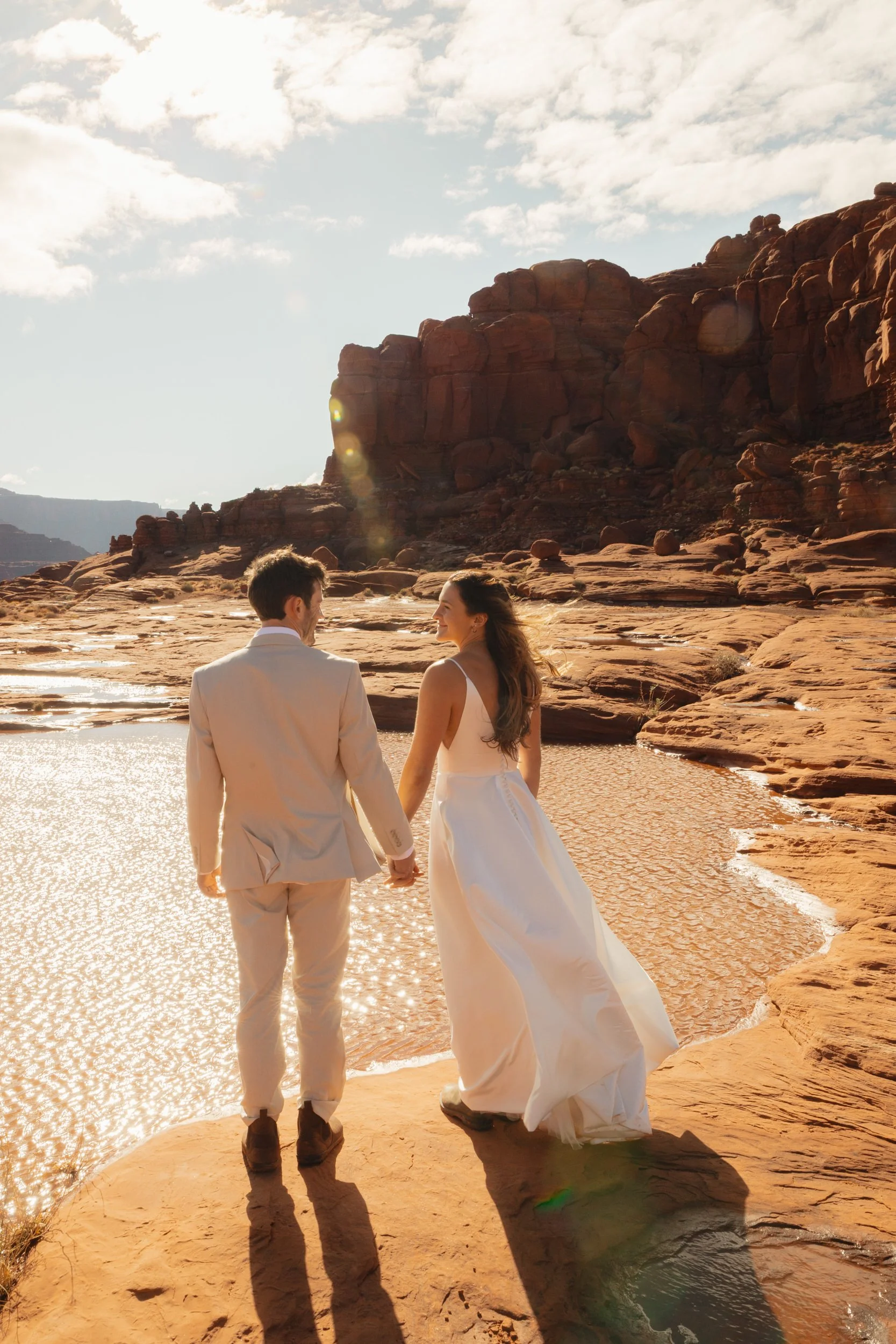 Canyonlands National Park Elopement in Moab Utah with The Hearnes Adventure Photography