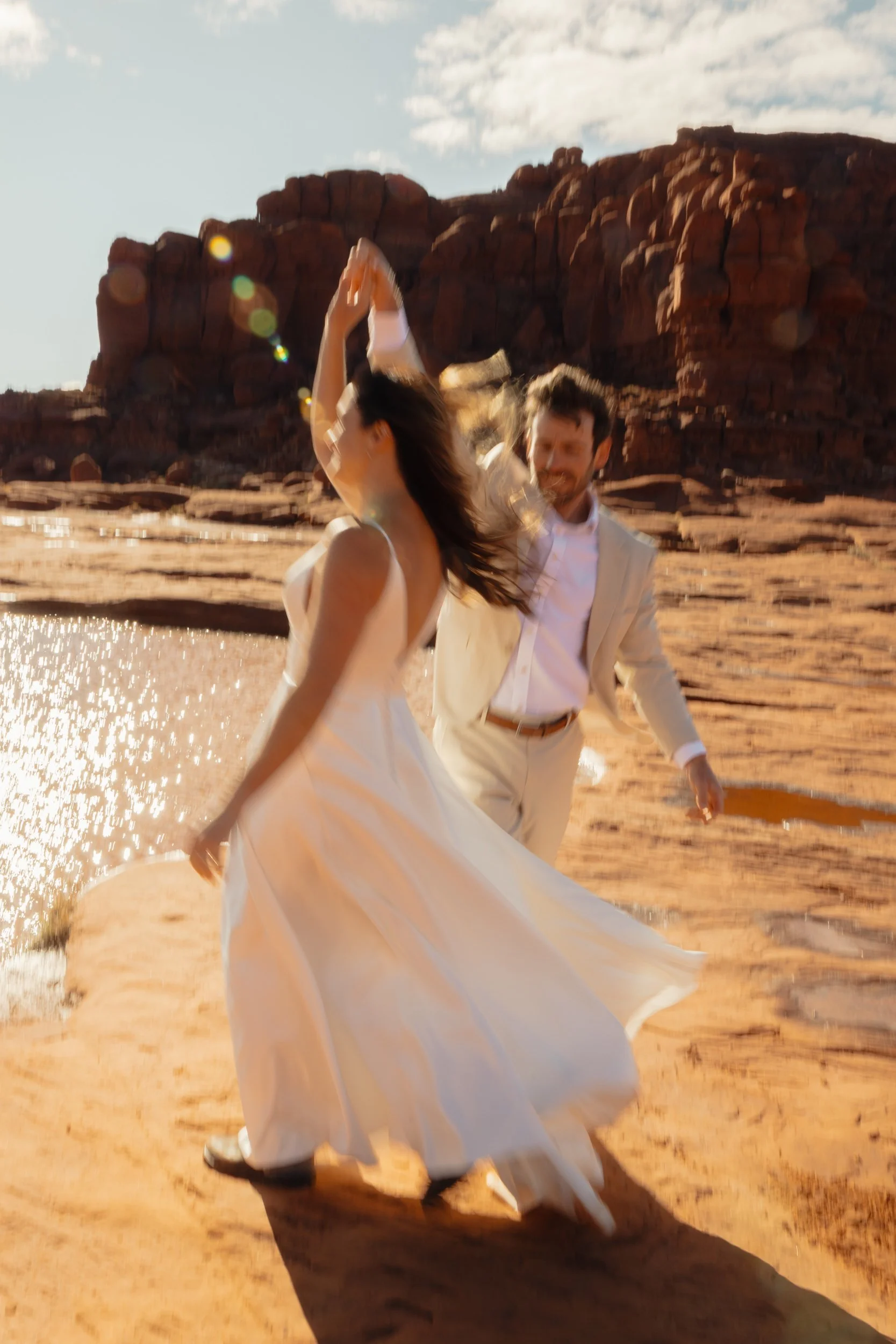 Canyonlands National Park Elopement in Moab Utah with The Hearnes Adventure Photography
