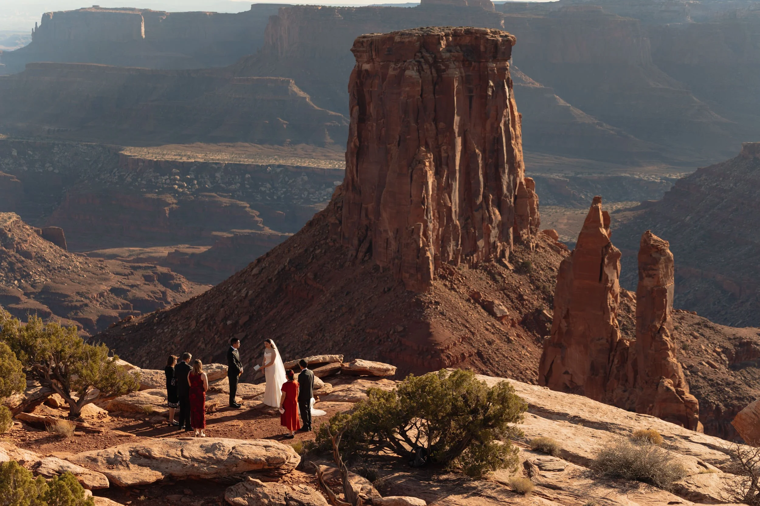 Jeep elopement in Moab, Utah with The Hearnes