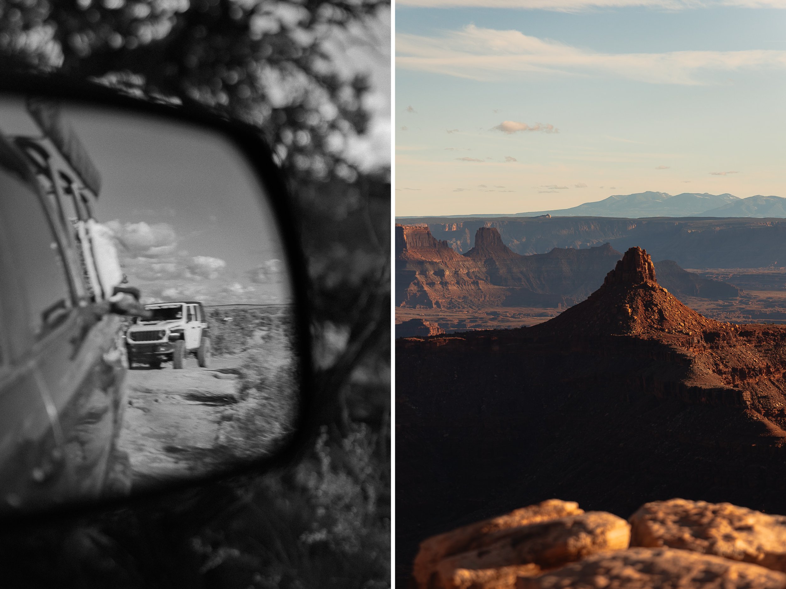 Jeep elopement in Moab, Utah with The Hearnes