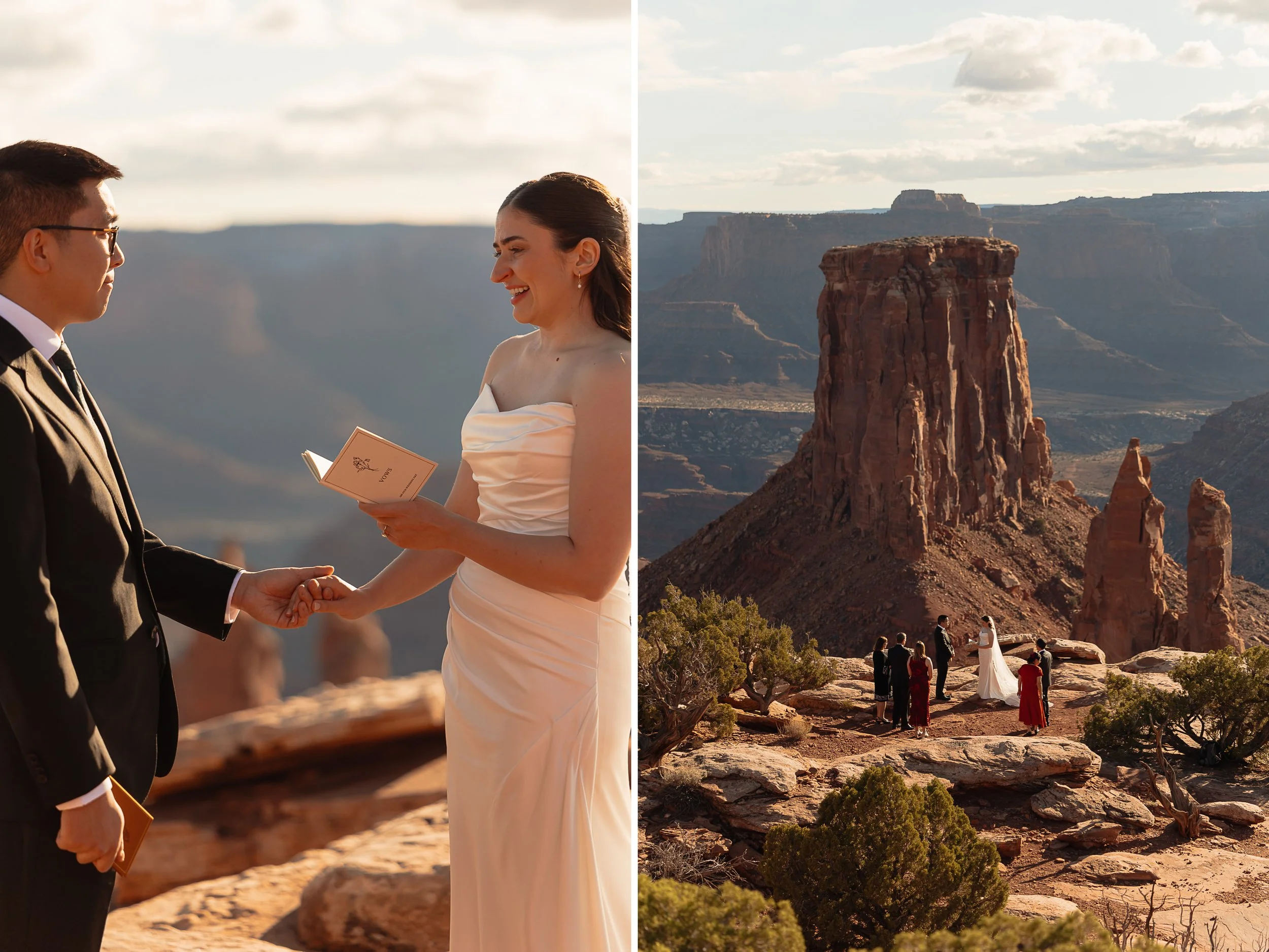 Jeep elopement in Moab, Utah with The Hearnes