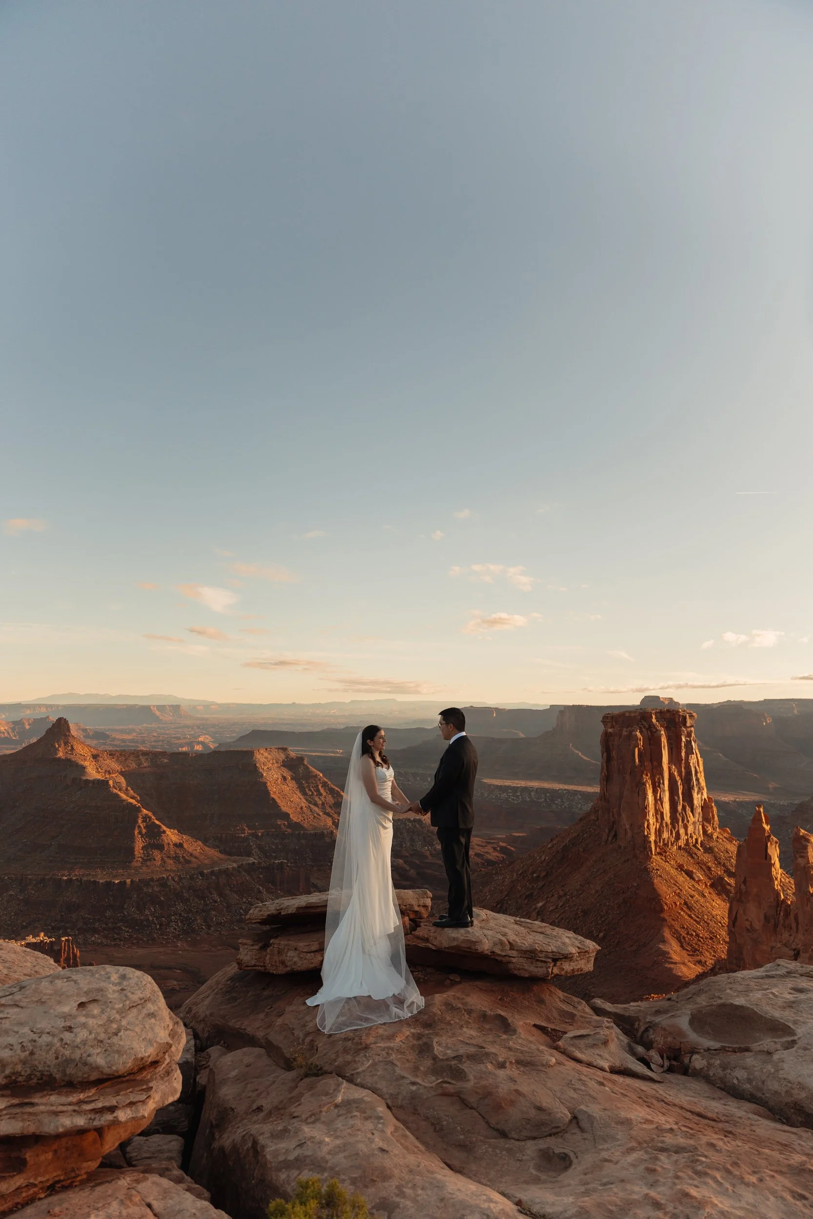 Jeep elopement in Moab, Utah with The Hearnes