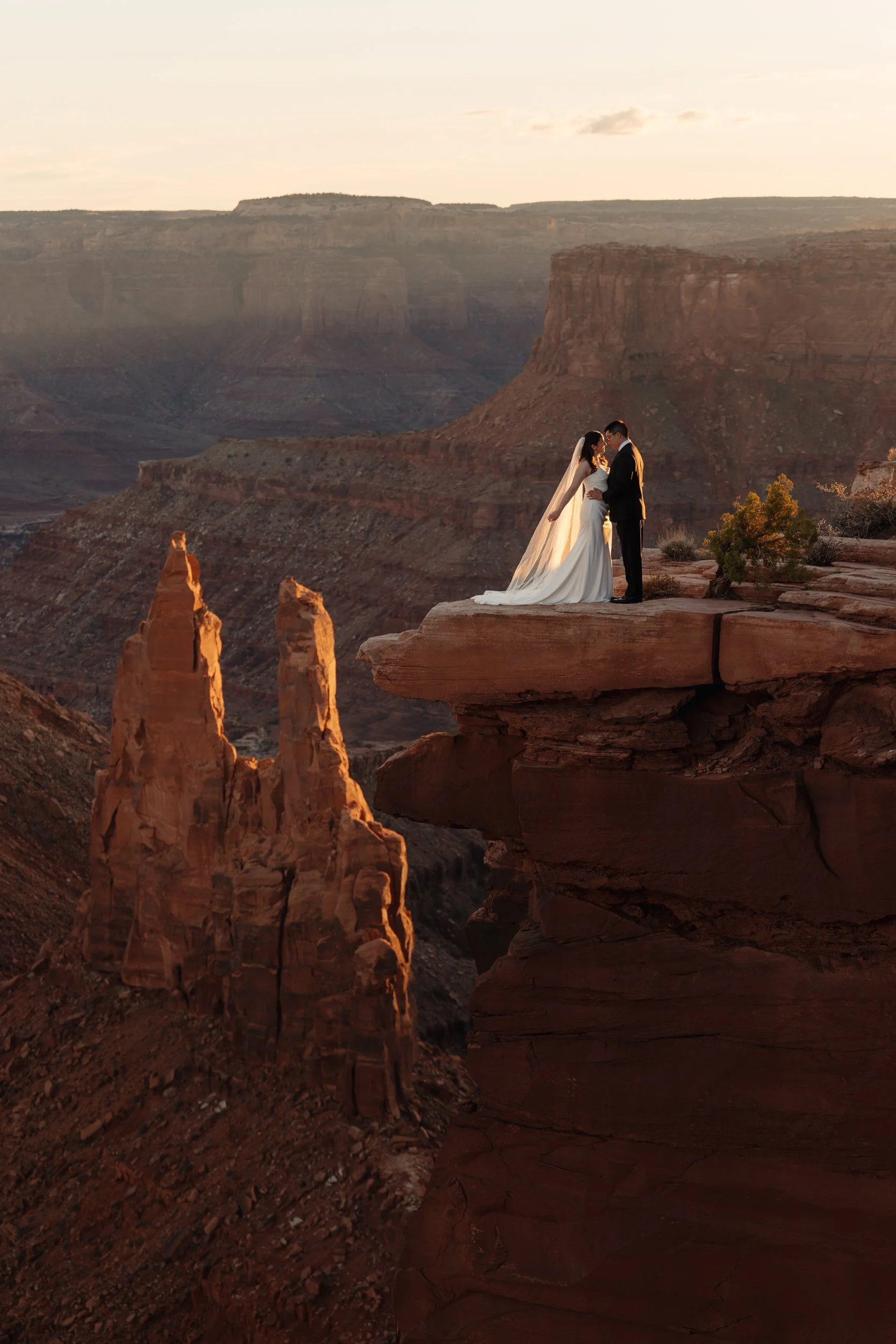 Jeep elopement in Moab, Utah with The Hearnes