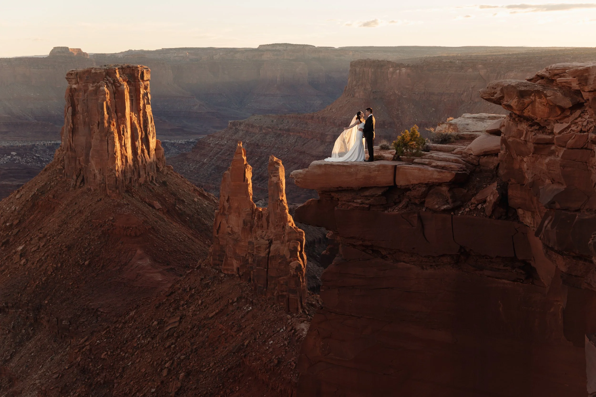 Jeep elopement in Moab, Utah with The Hearnes